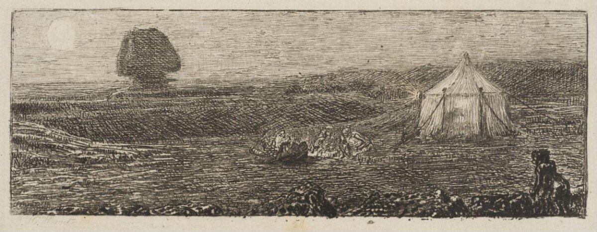 Etching, Holman Hunt