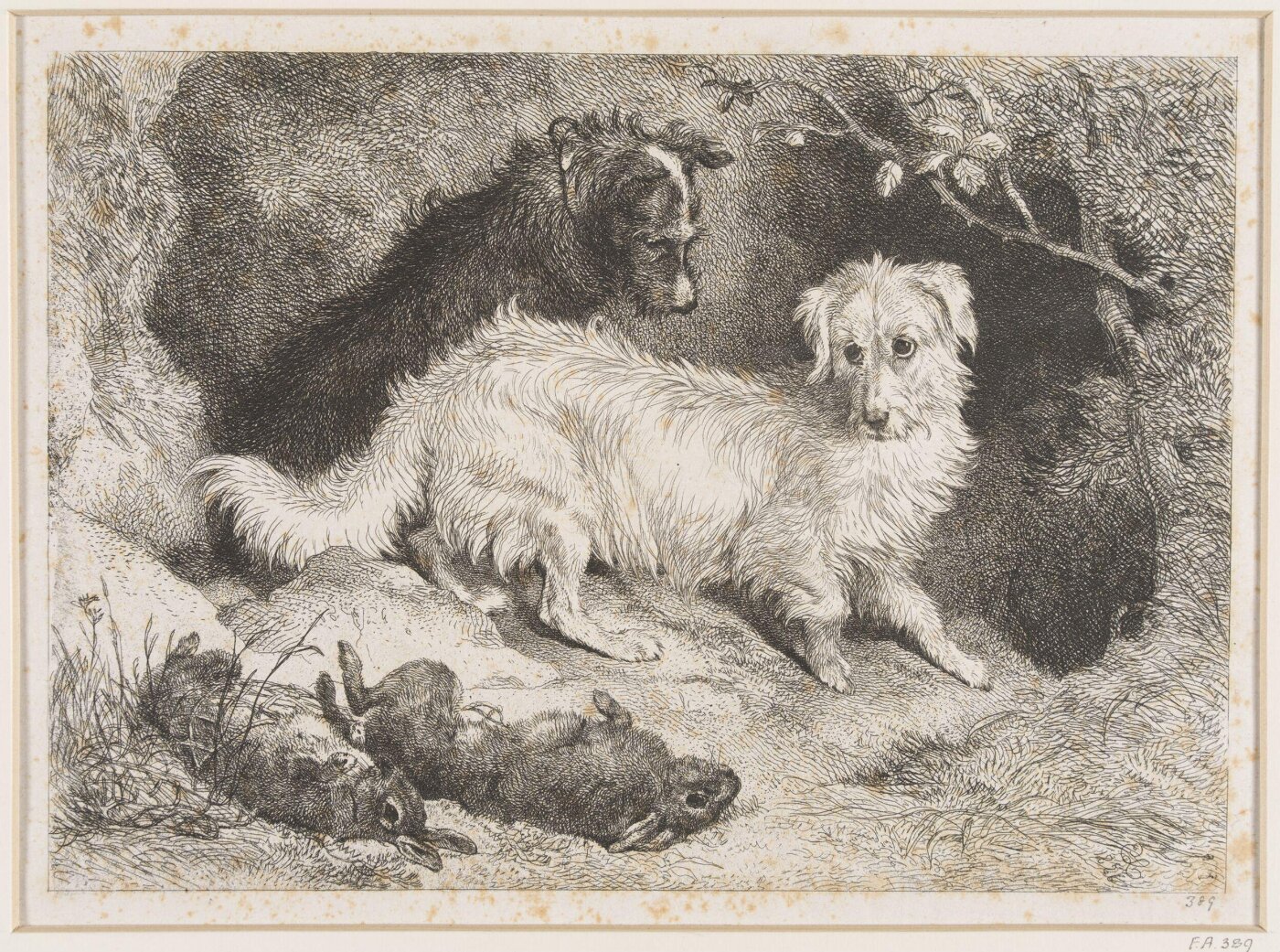 Edwin Landseer, Dogs and Rabbits
