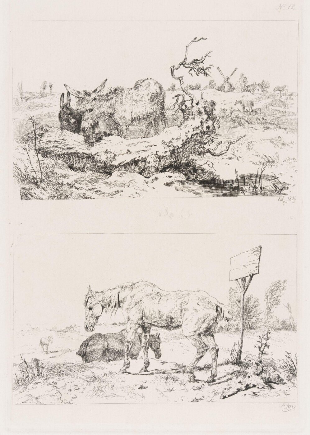 Edwin Landseer, Asses and Horses