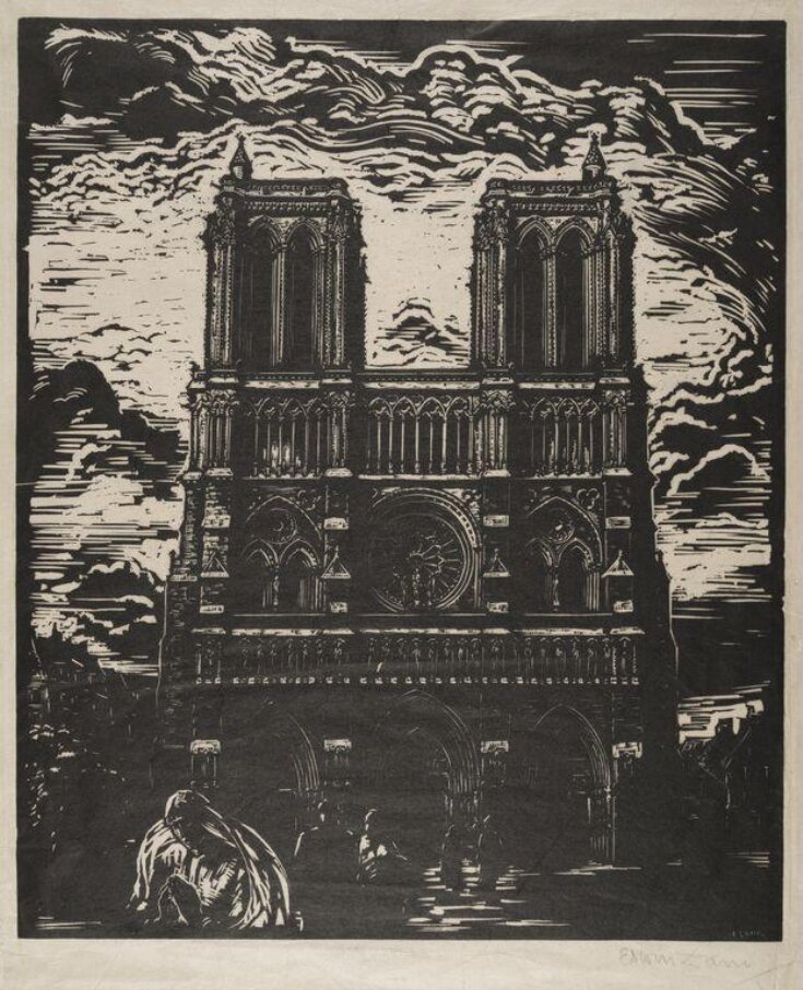 West front of the Cathedral of Notre Dame, Paris. top image