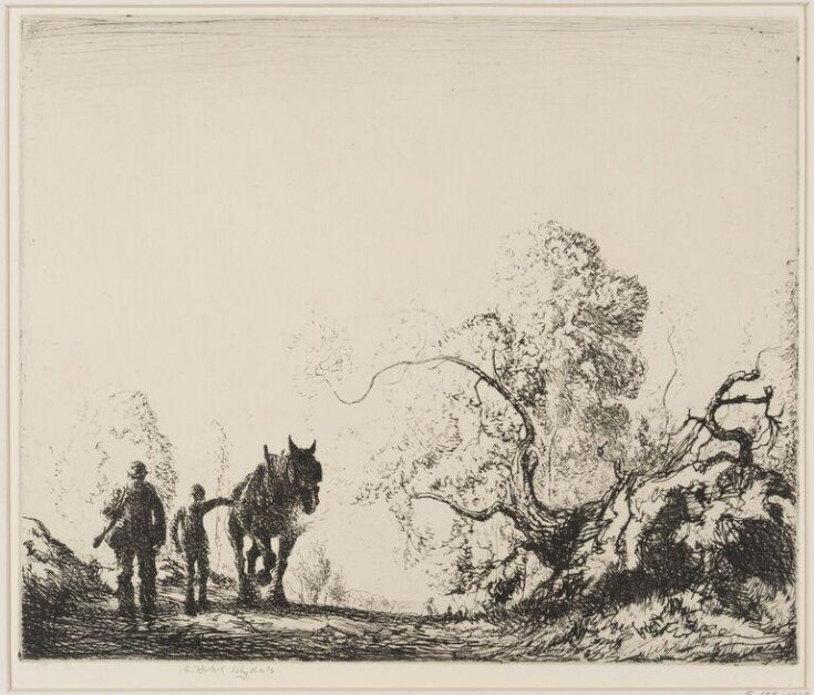 The Fallen Tree | Whydale, Ernest Herbert | V&A Explore The Collections