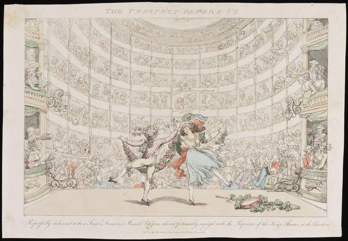 Thomas Rowlandson, The Prospect Before Us