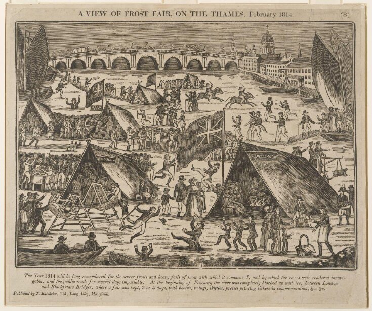A View of the Frost Fair on the Thames top image