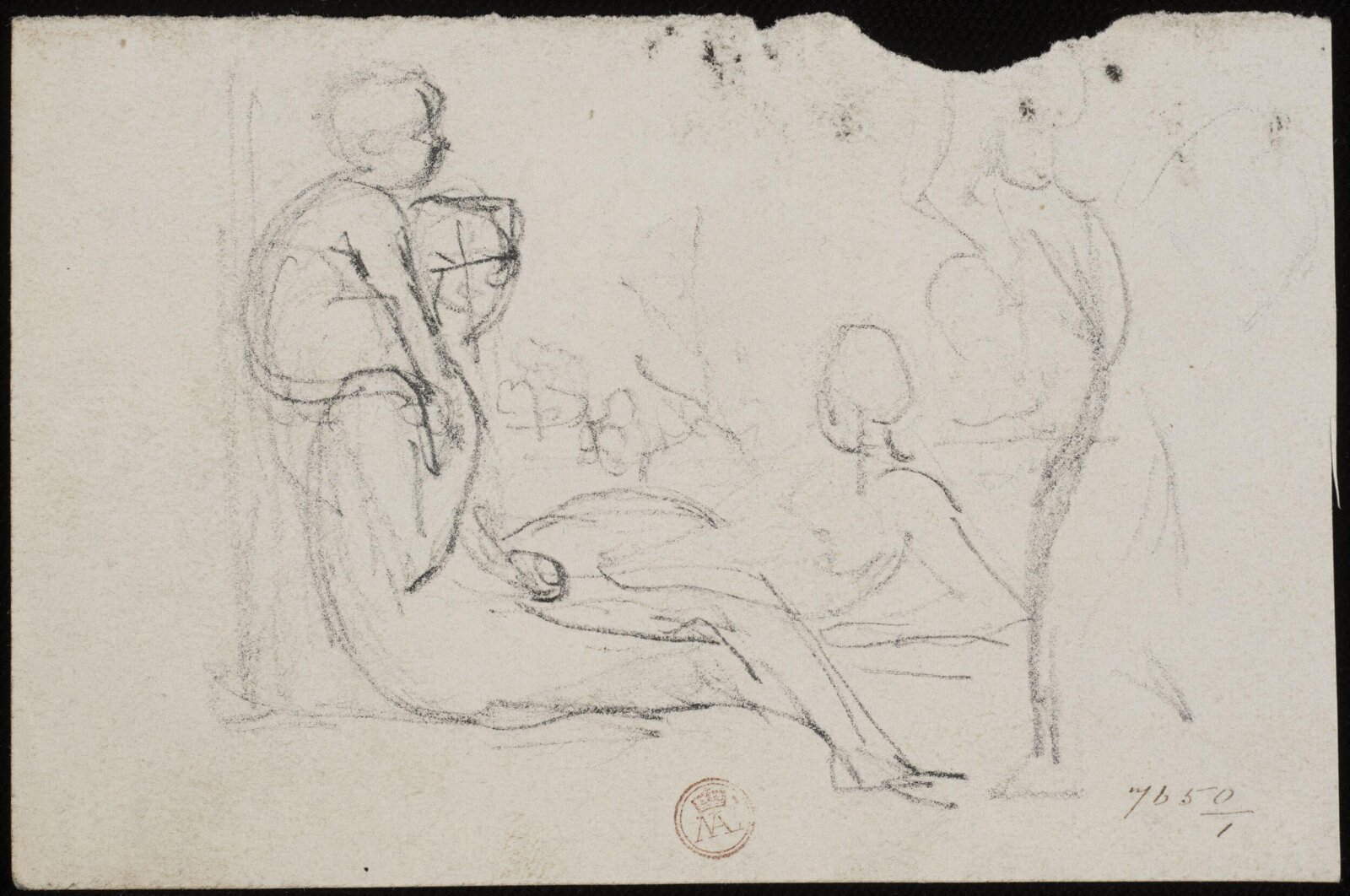 Drawing, William Etty, 1820-45