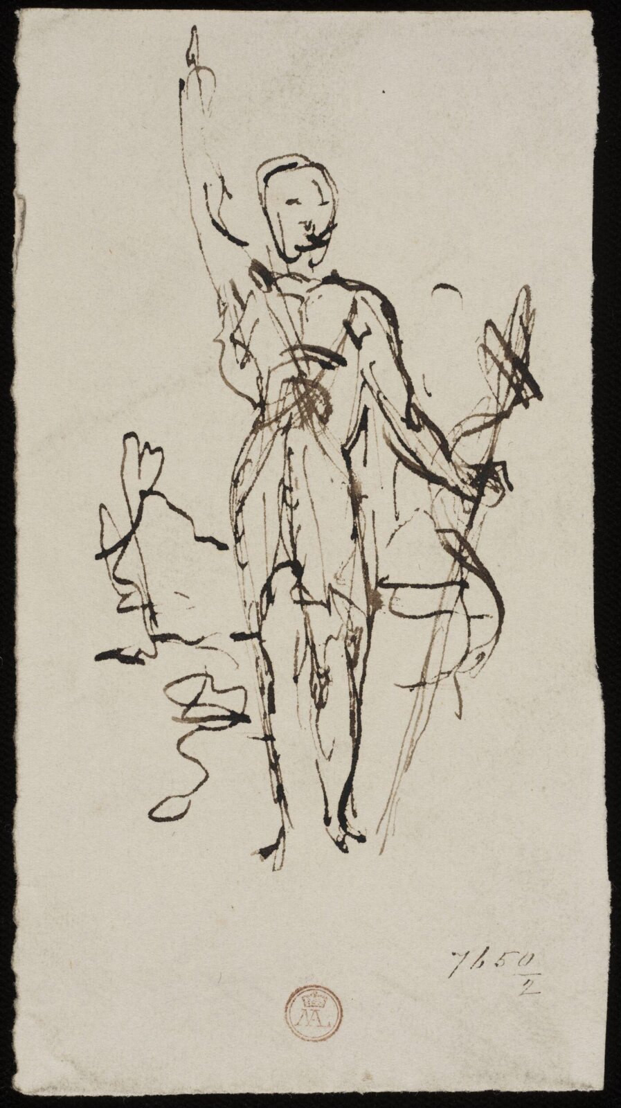 Drawing, William Etty, 1820-45