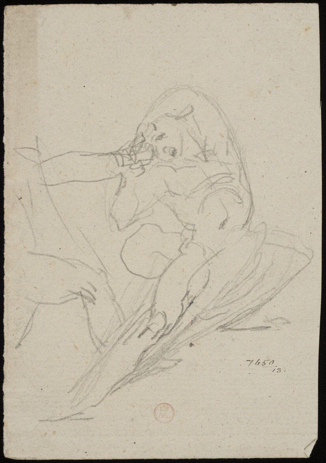 Drawing, William Etty, 1820-45