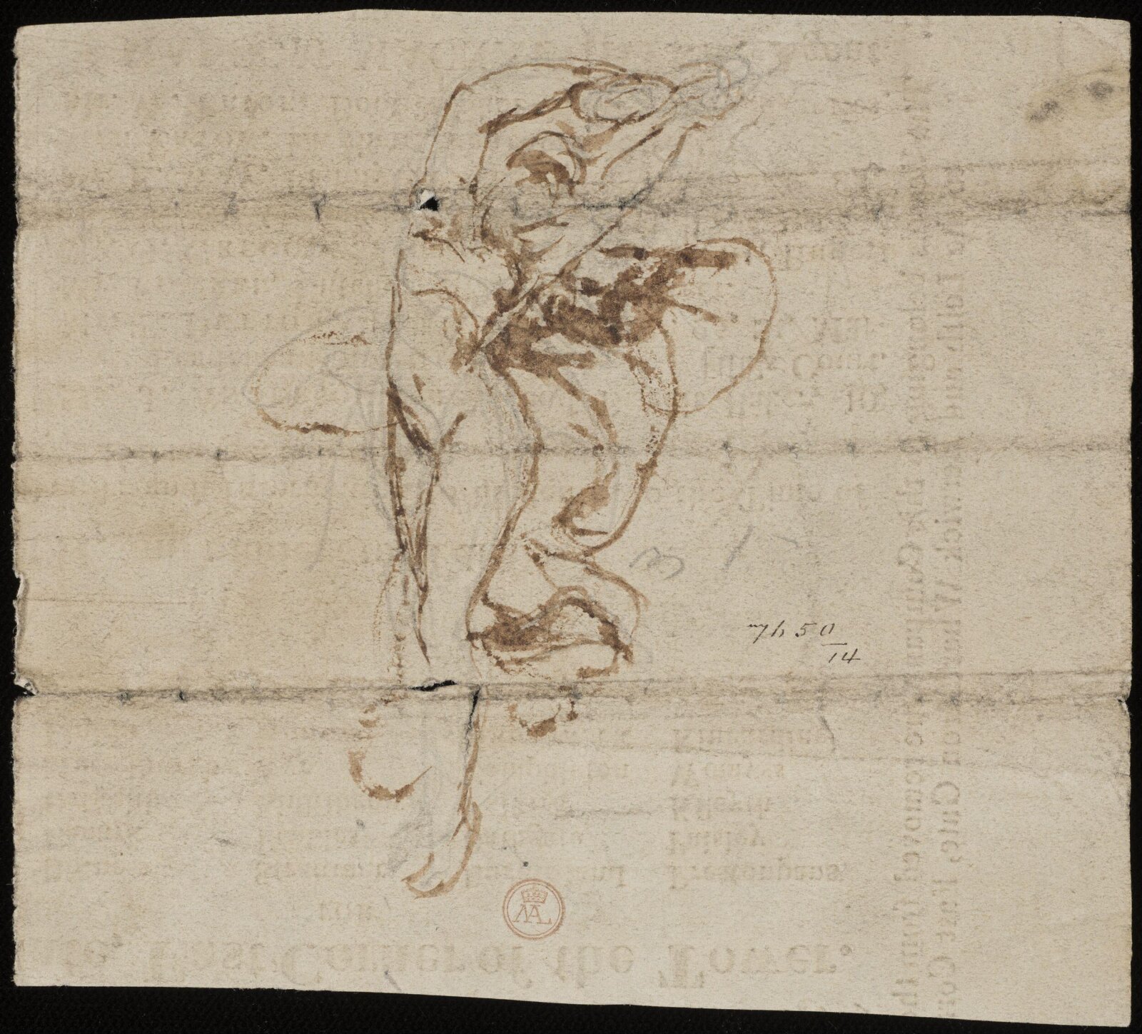 Drawing, William Etty, 1820-45