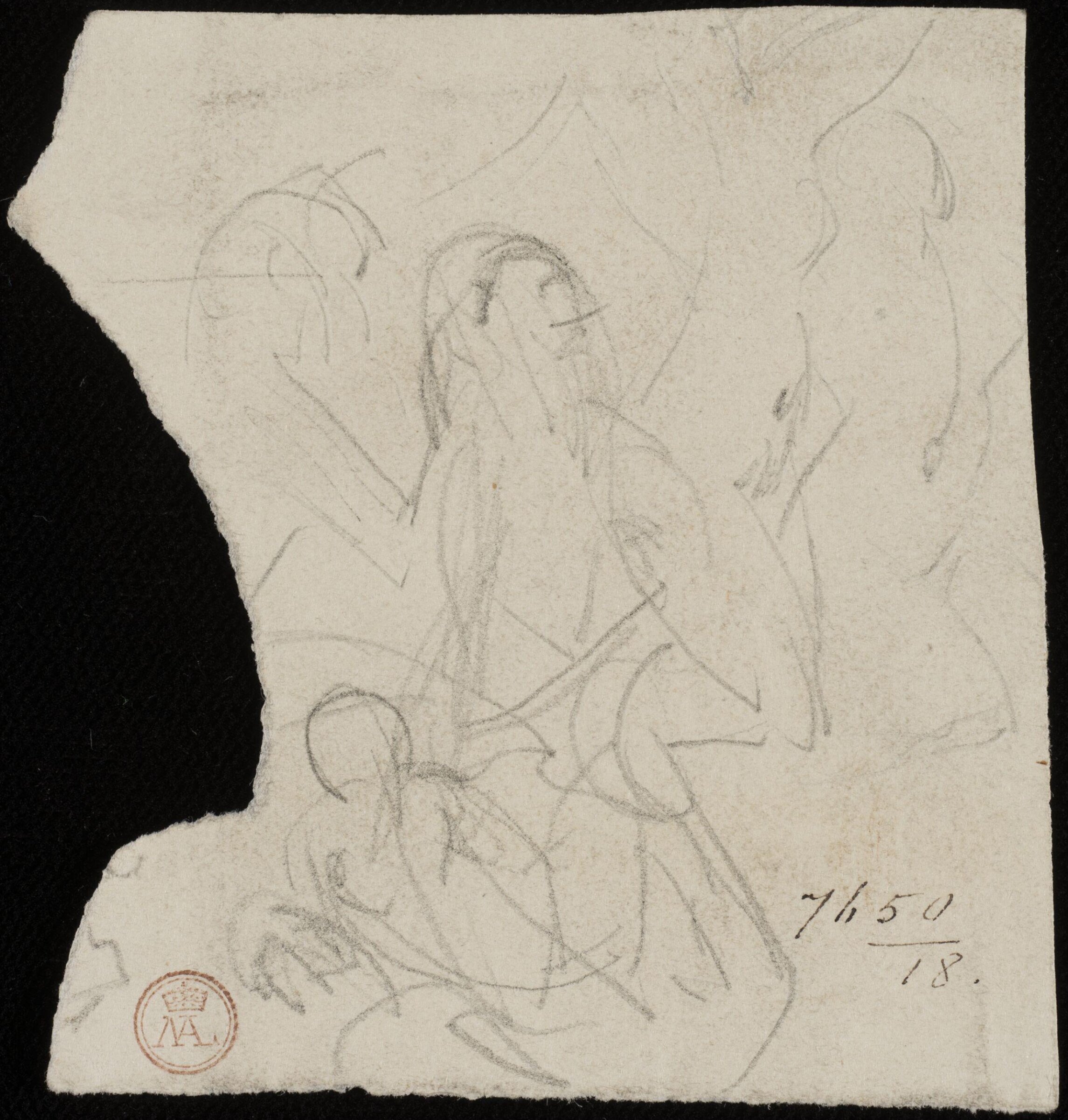 Drawing, William Etty, 1820-45