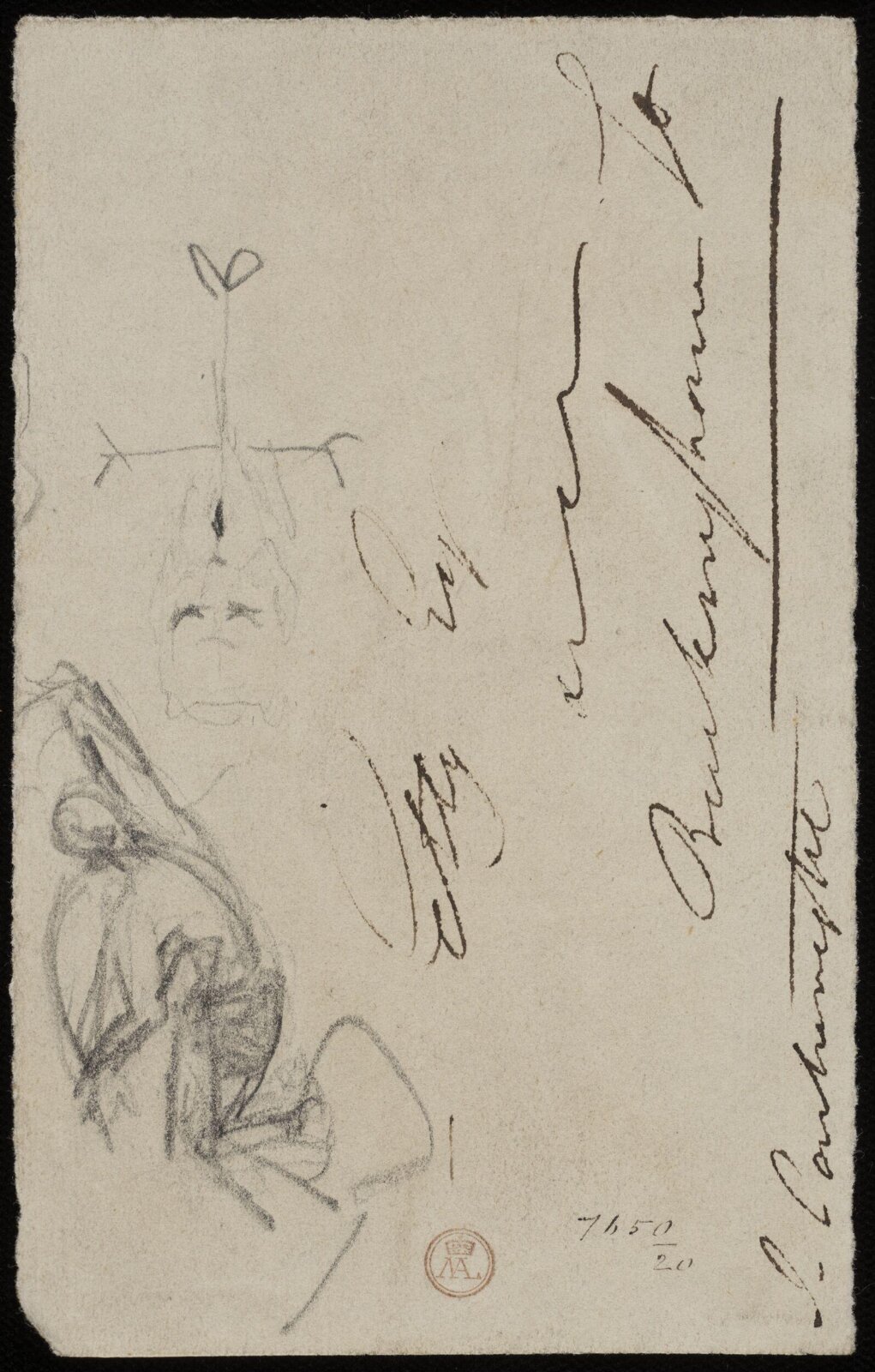 Drawing, William Etty, 1820-45