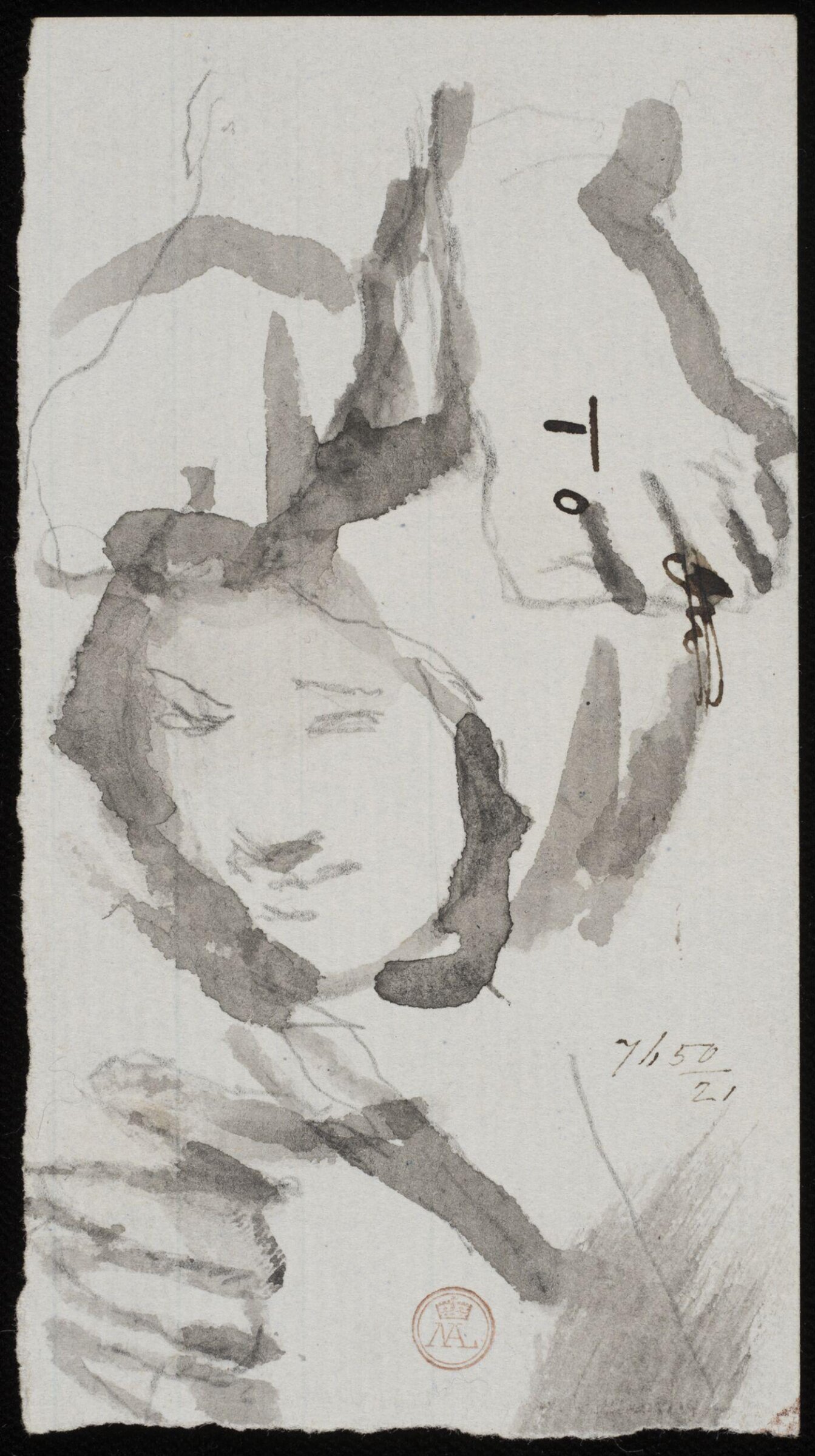 Drawing, William Etty, 1820-45