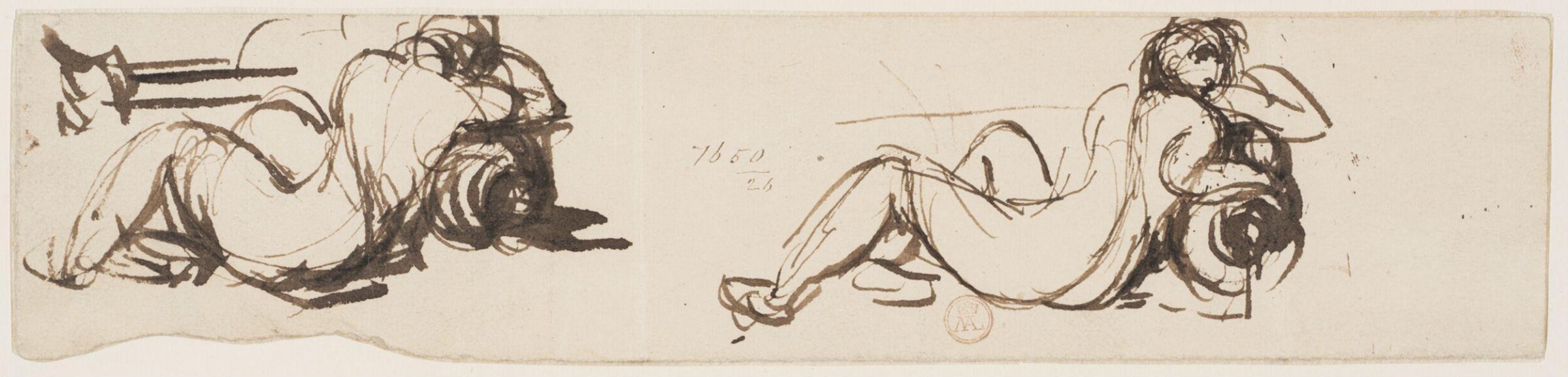 Drawing, William Etty, 1820-45