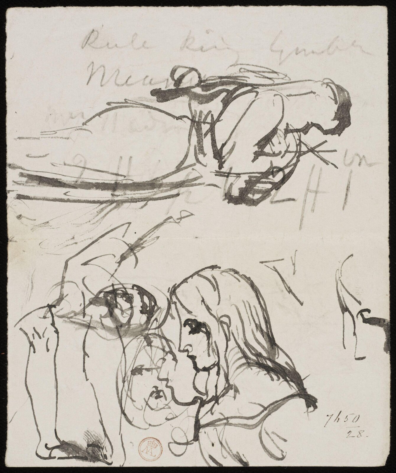 Drawing, William Etty, 1820-45