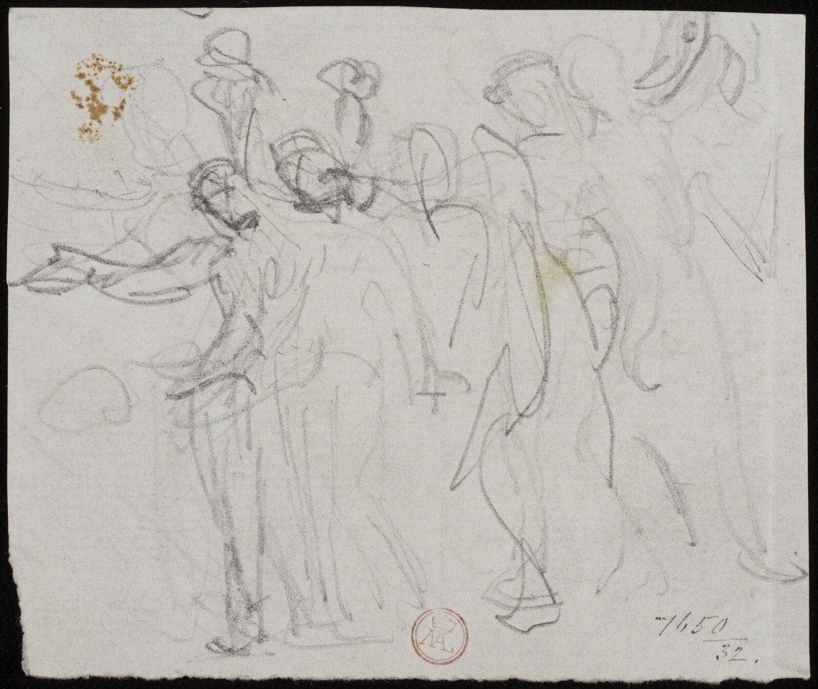 Drawing, William Etty, 1820-45