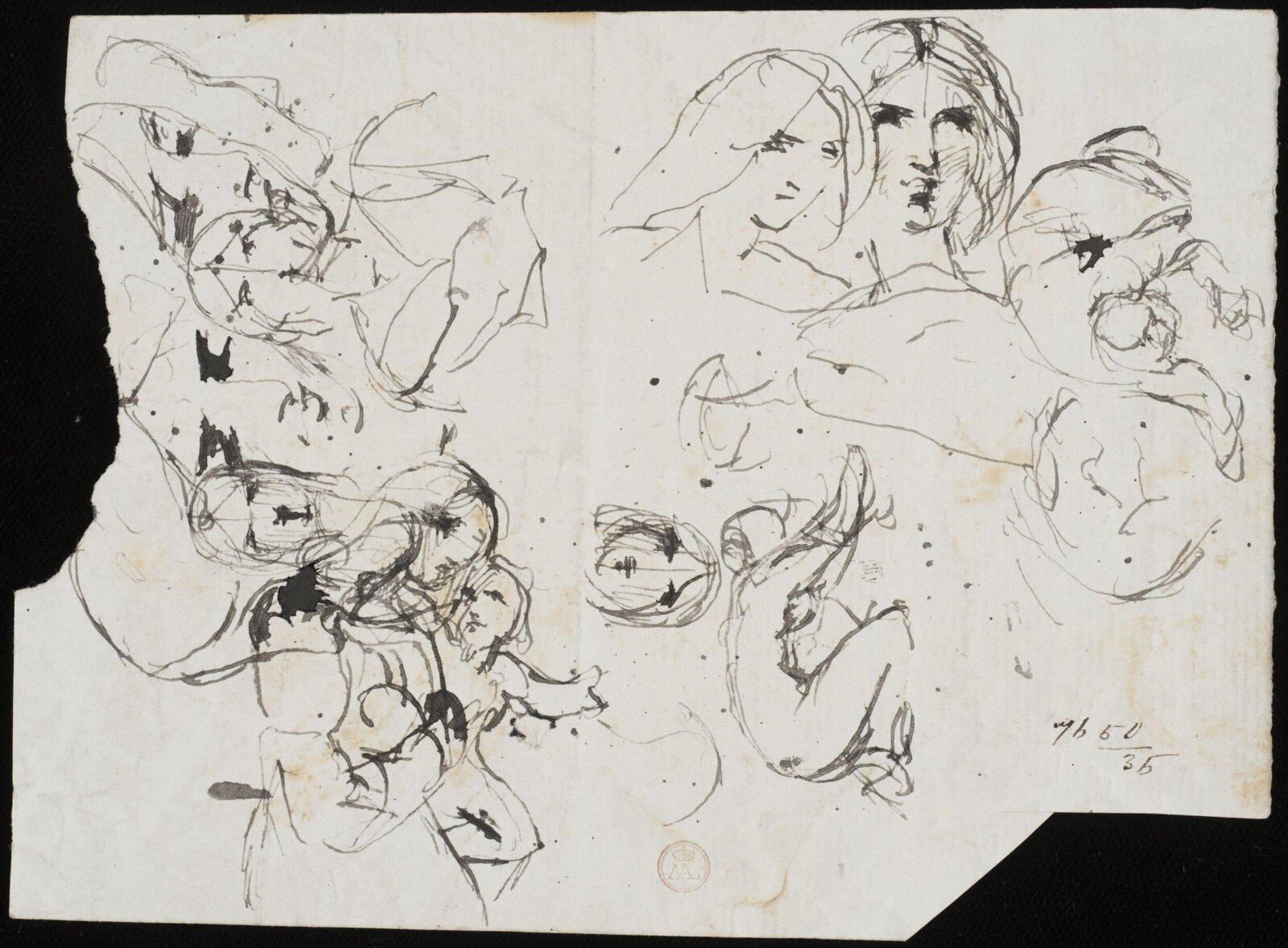 Drawing, William Etty, 1820-45