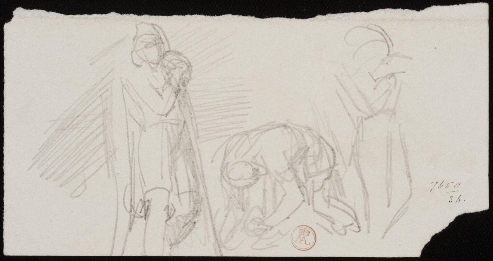 Drawing, William Etty, 1820-45