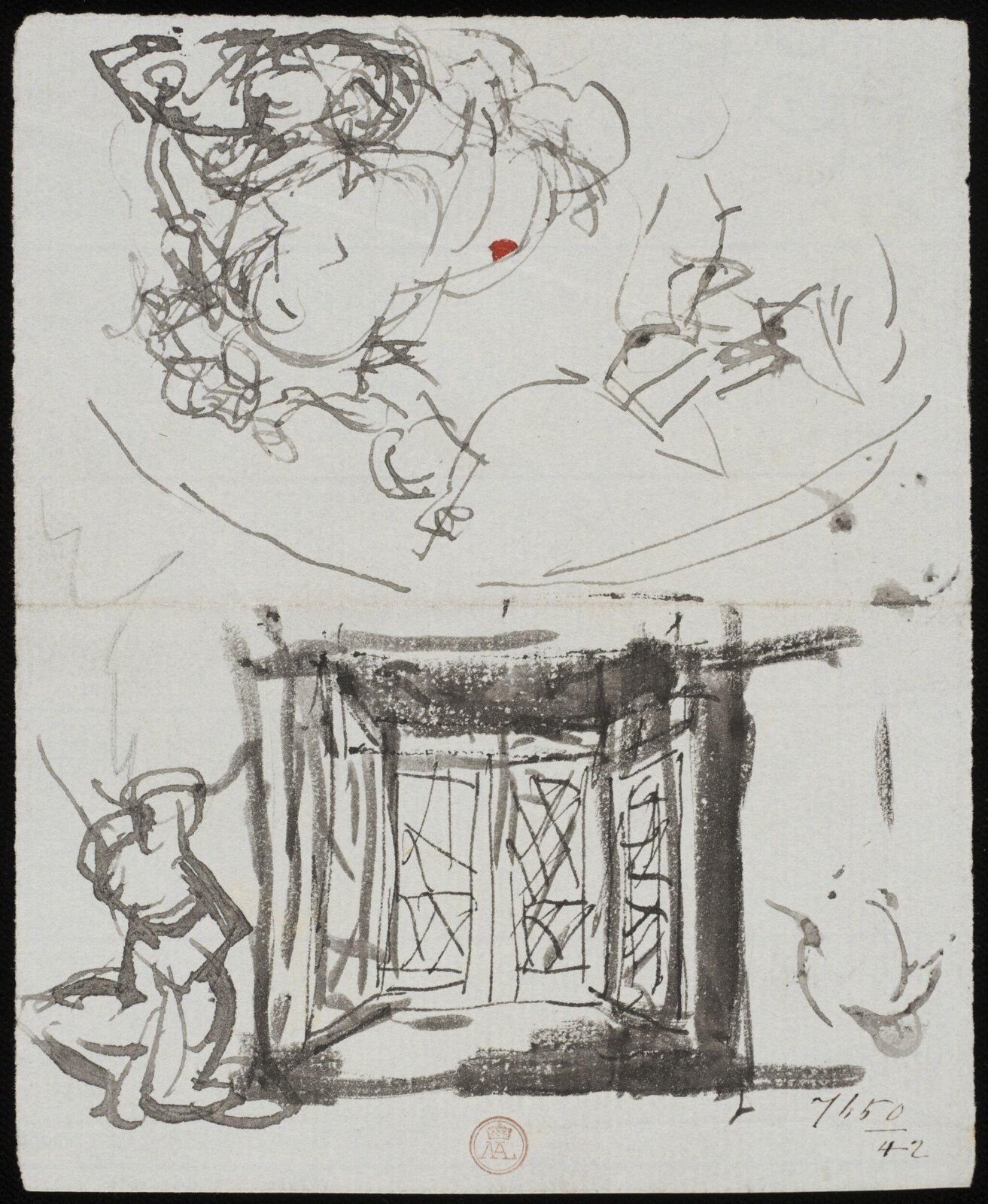Drawing, William Etty, 1820-45