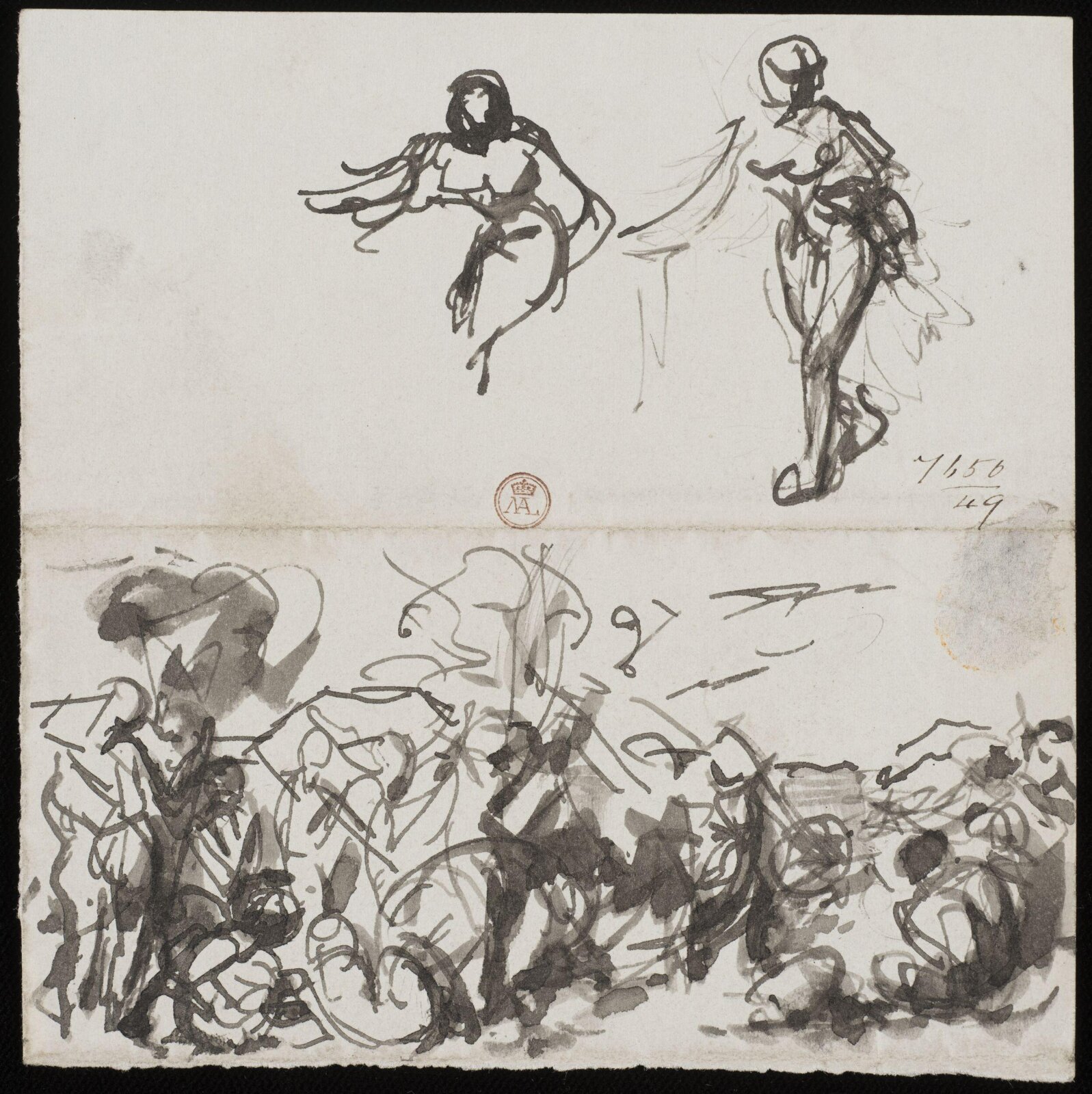 Drawing, William Etty, 1820-45