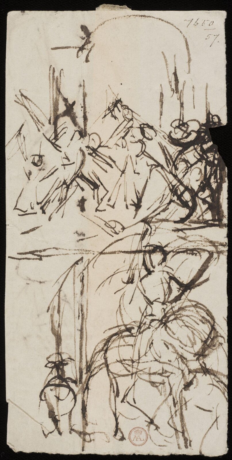 Drawing, William Etty, 1820-45