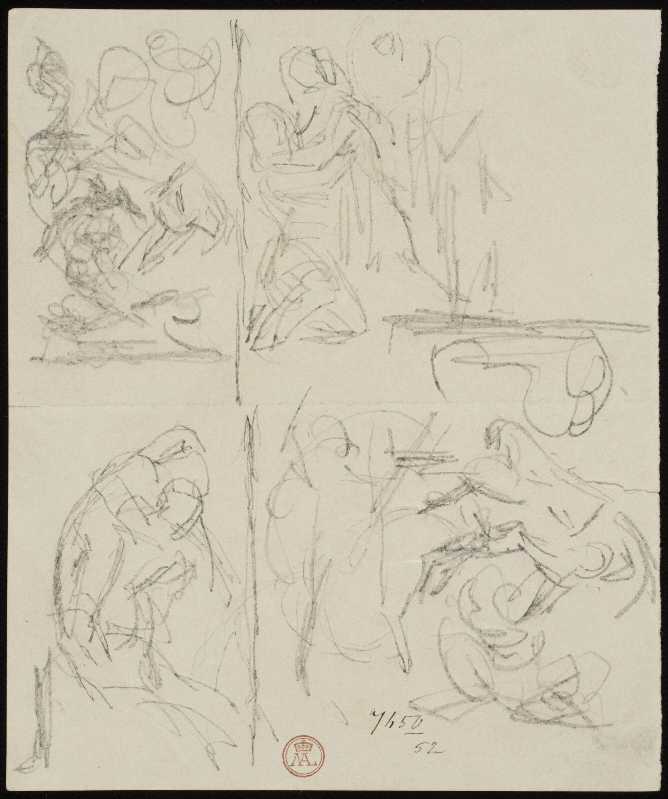 Drawing, William Etty, 1820-45