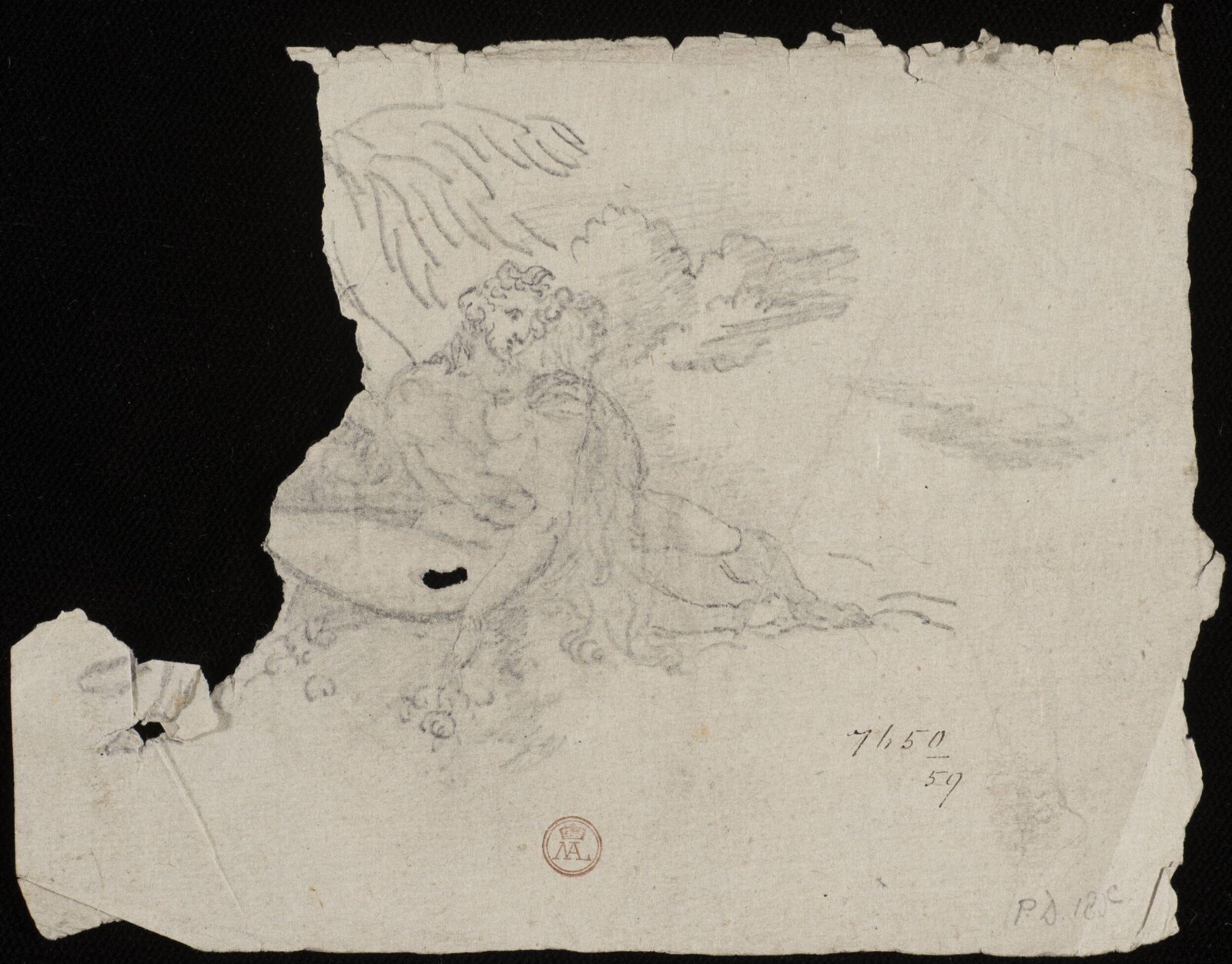 Drawing, William Etty, 1820-45