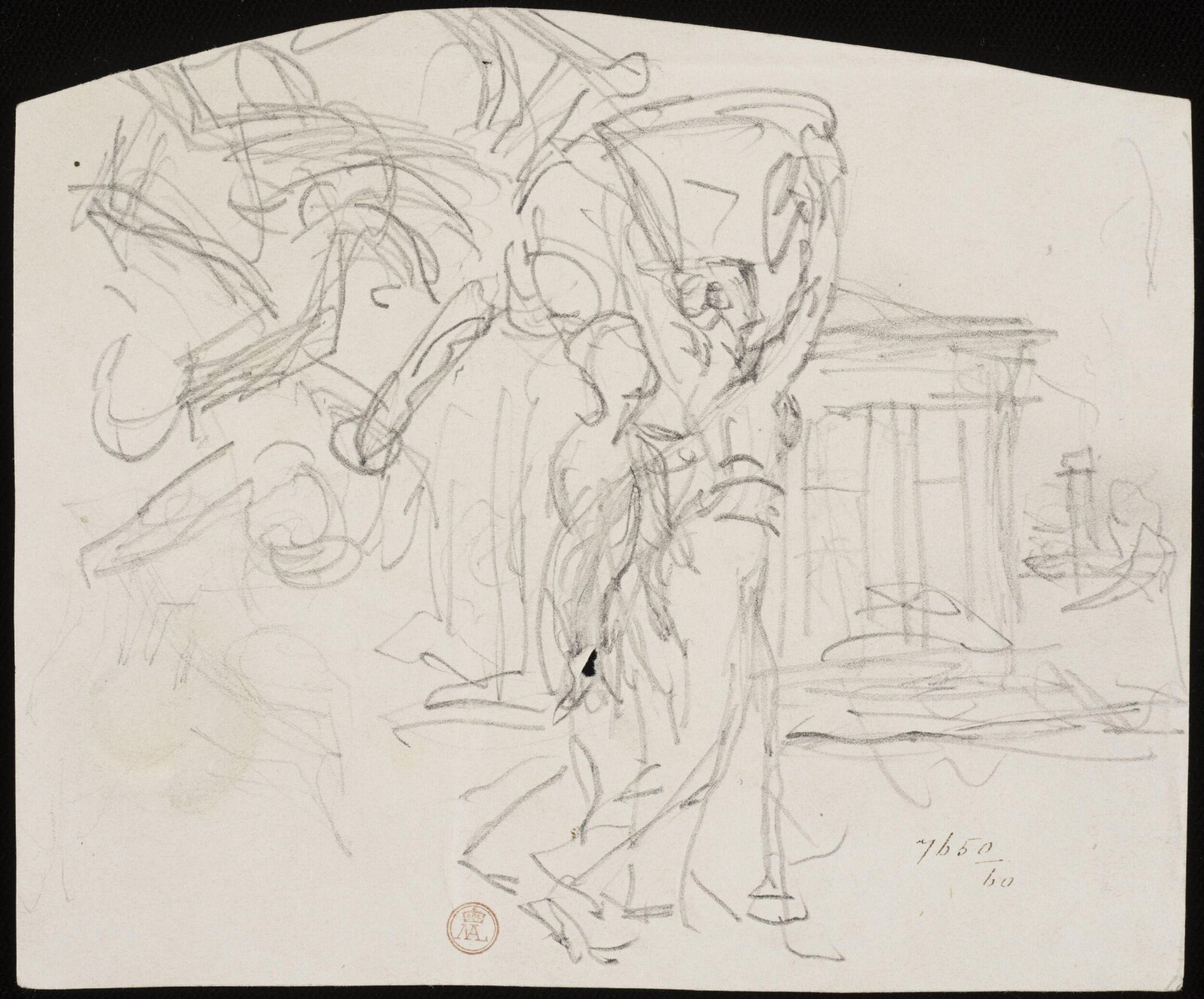 Drawing, William Etty, 1820-45