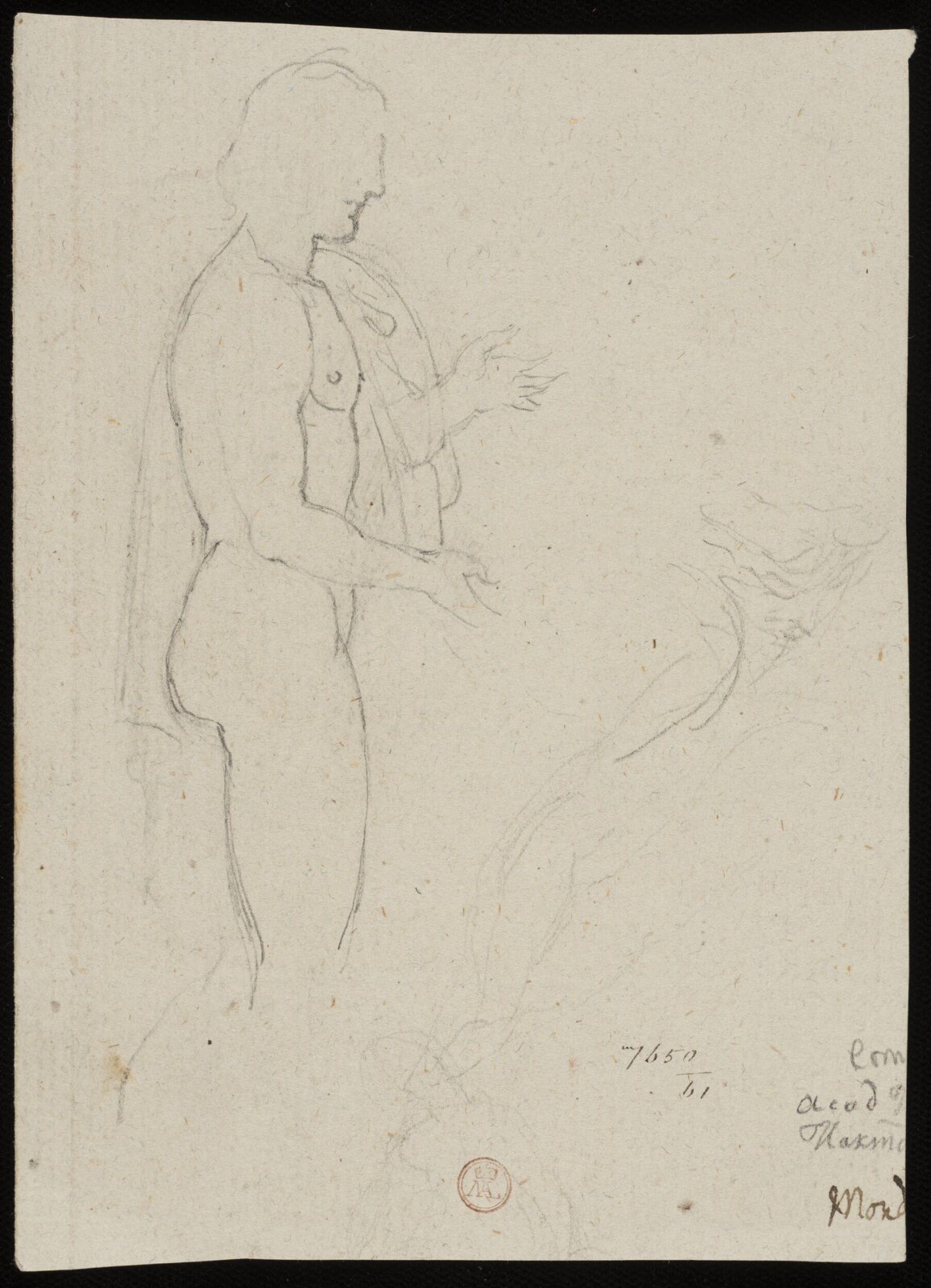 Drawing, William Etty, 1820-45