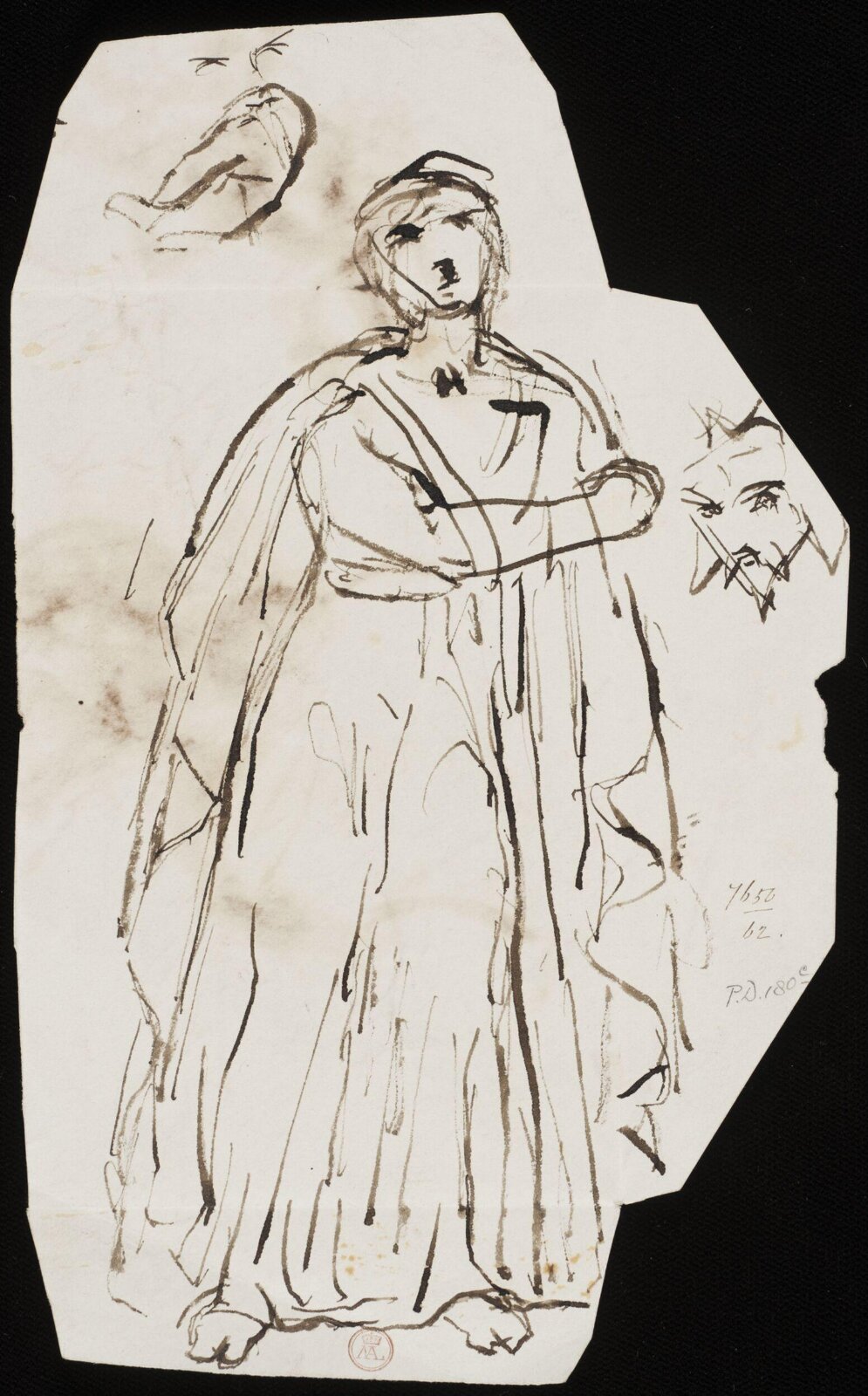 Drawing, William Etty, 1820-45
