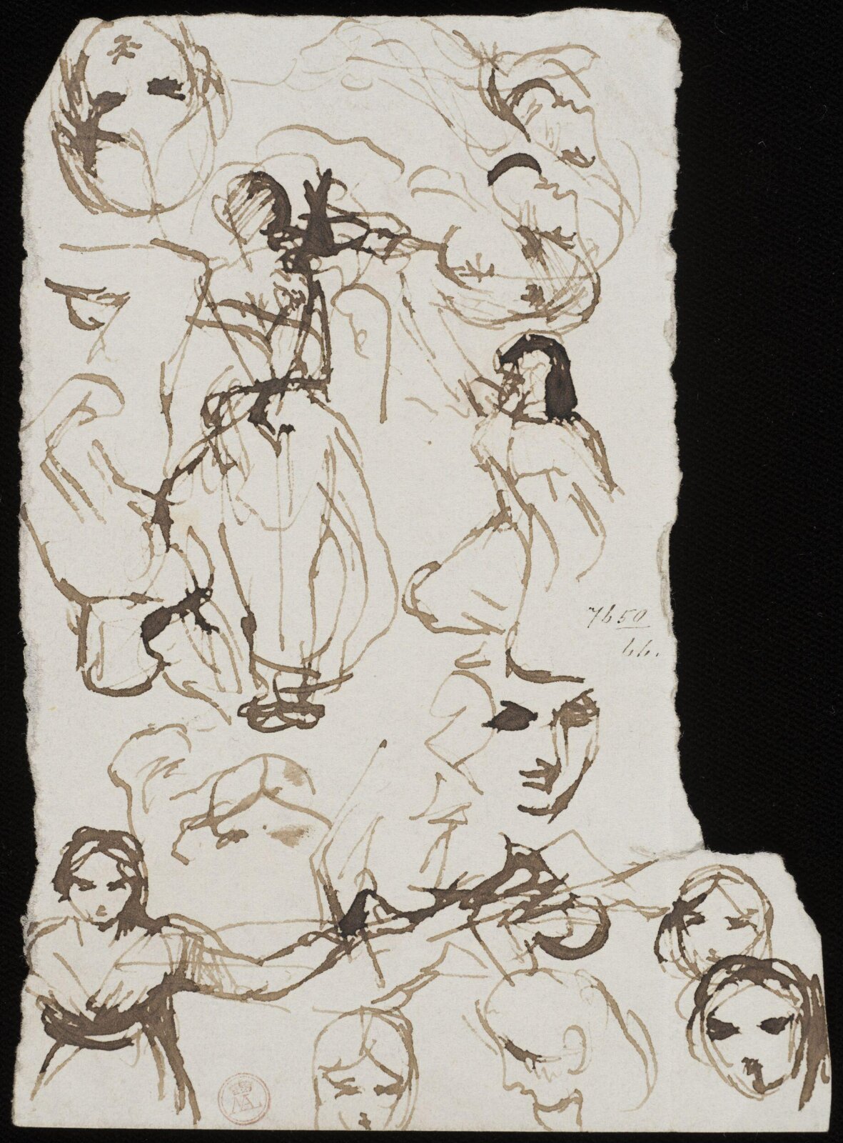 Drawing, William Etty, 1820-45