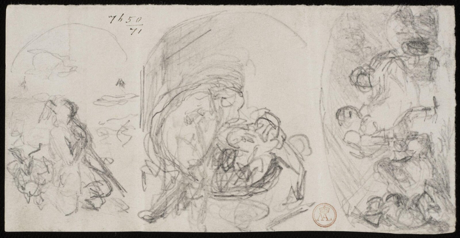 Drawing, William Etty, 1820-45