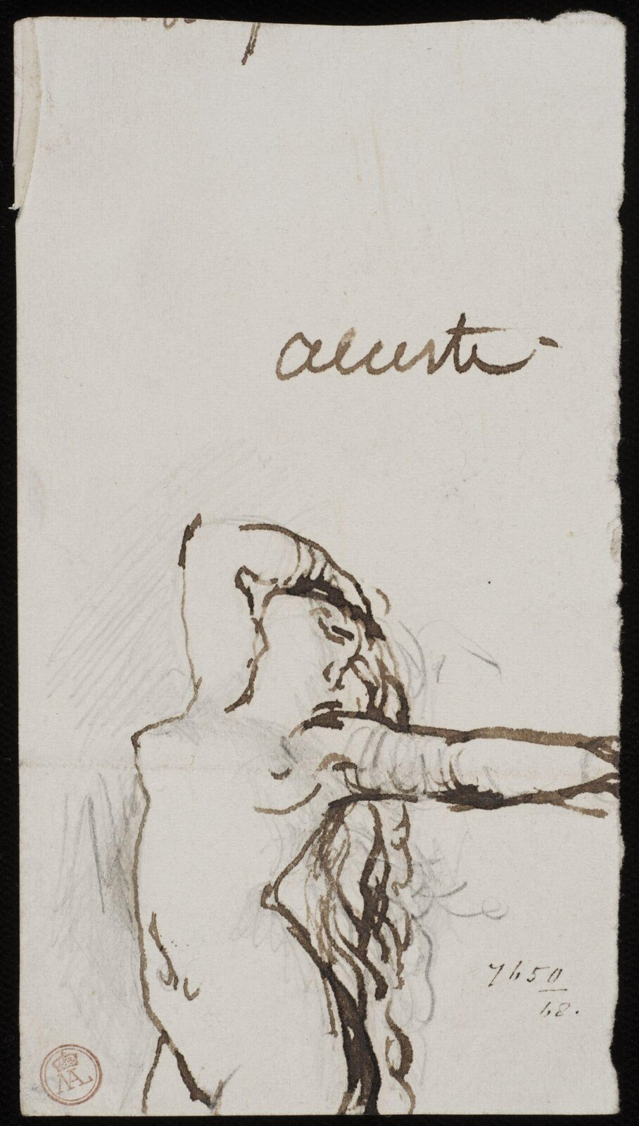 Drawing, William Etty, 1820-45