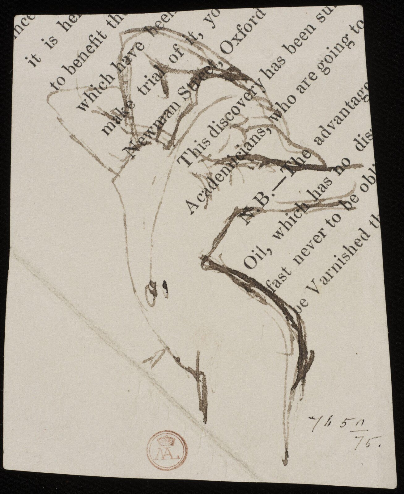Drawing, William Etty, 1820-45