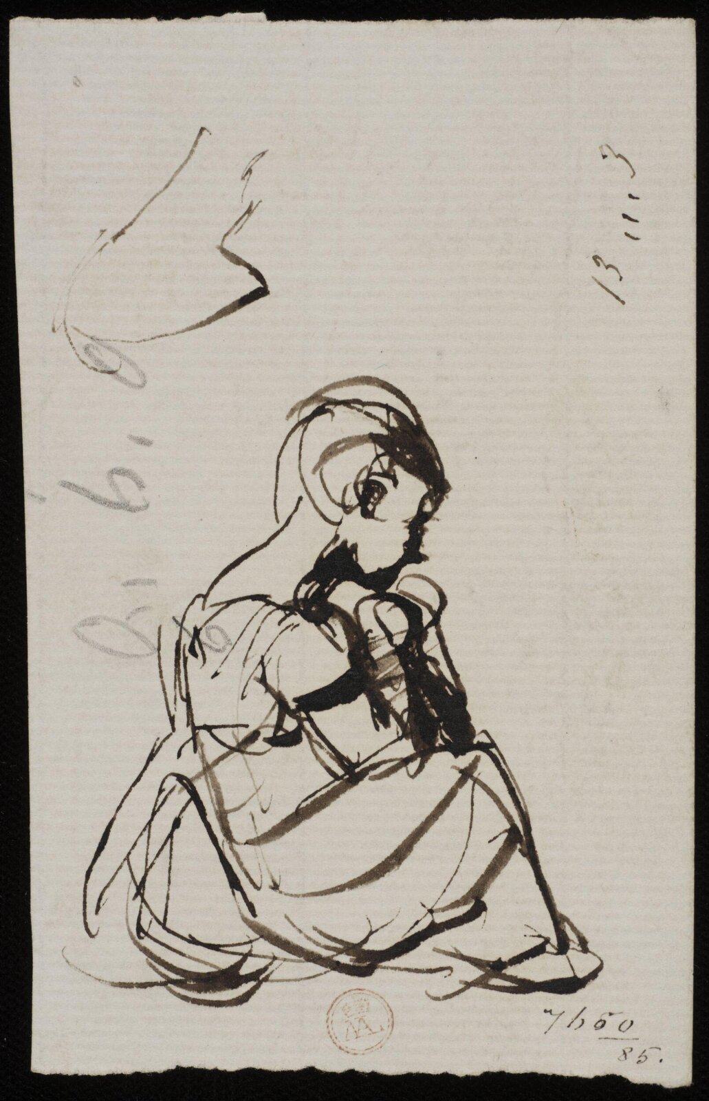 Drawing, William Etty, 1820-45
