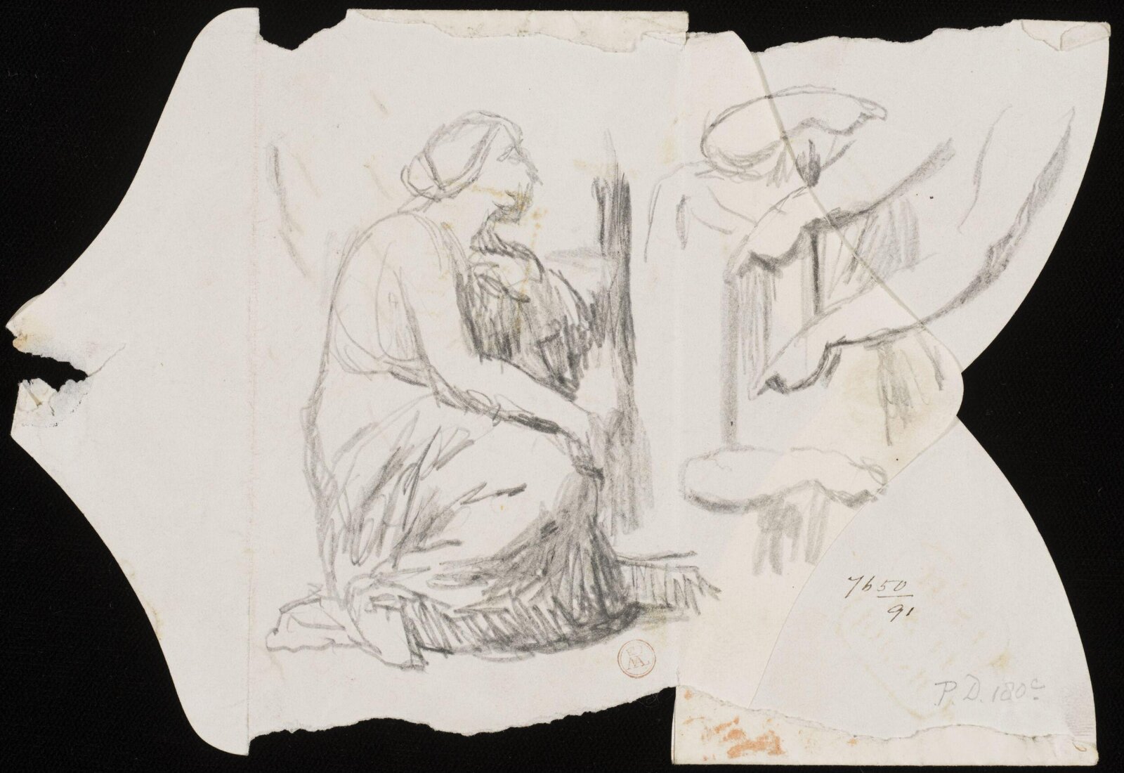 Drawing, William Etty, 1820-45