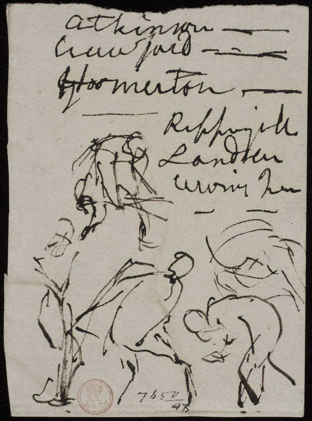Drawing, William Etty, 1820-45