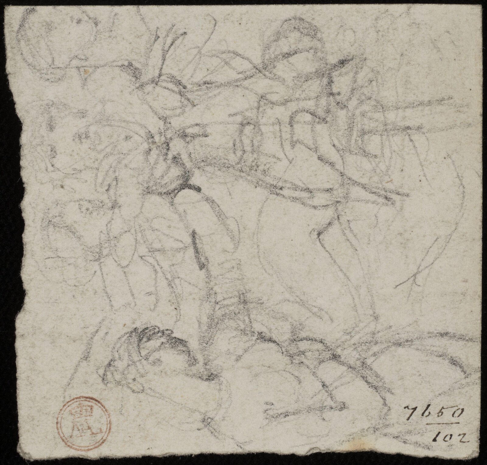 Drawing, William Etty, 1820-45