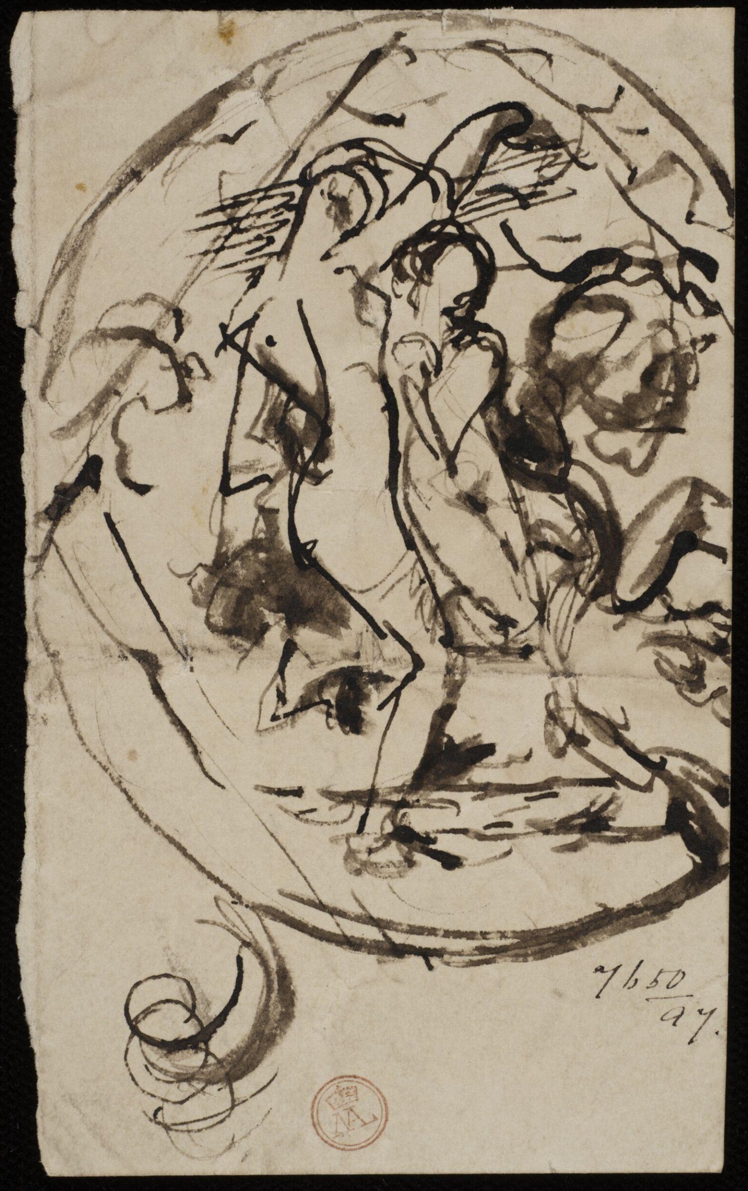 Drawing, William Etty, 1820-45