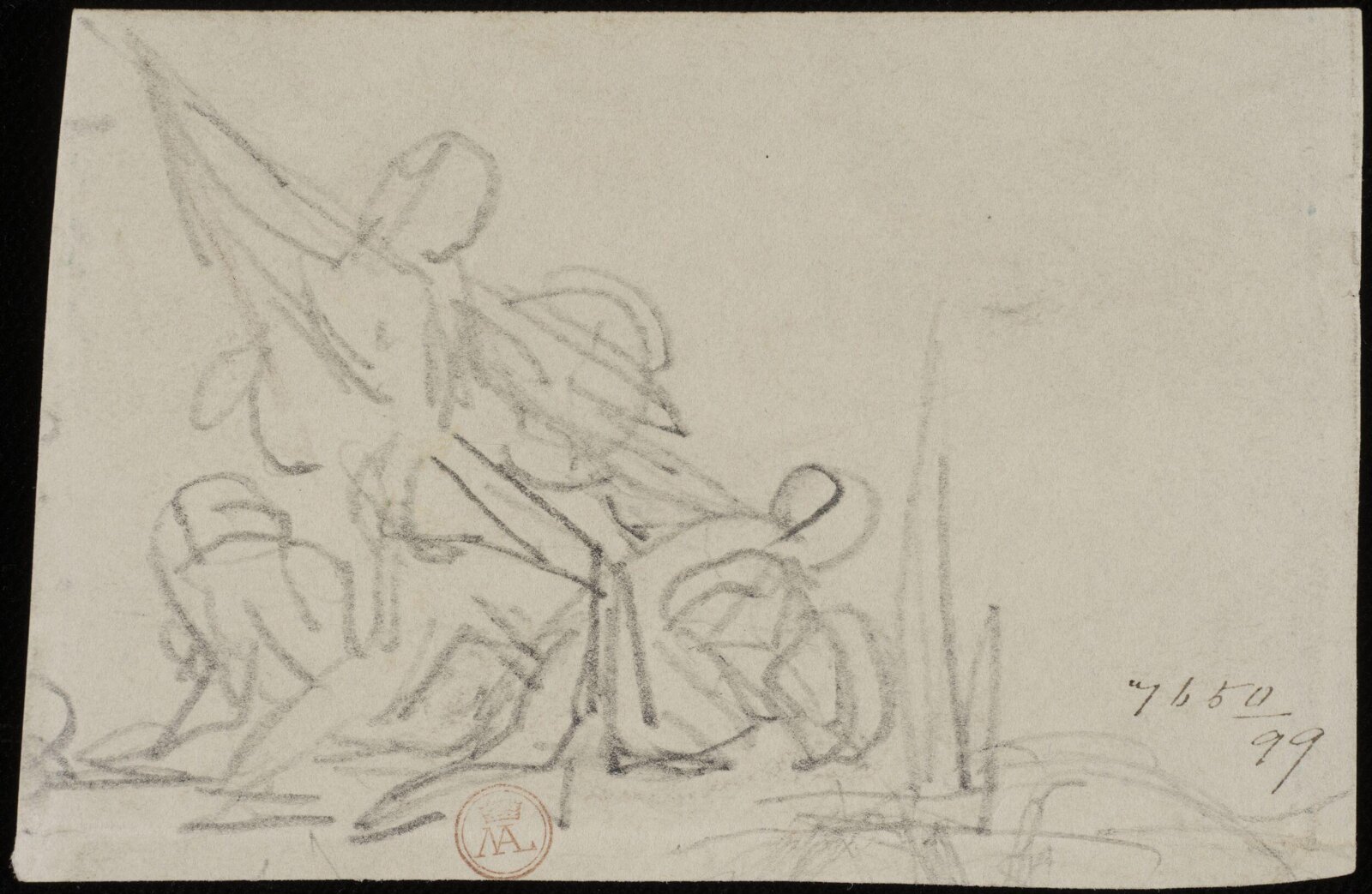 Drawing, William Etty, 1820-45