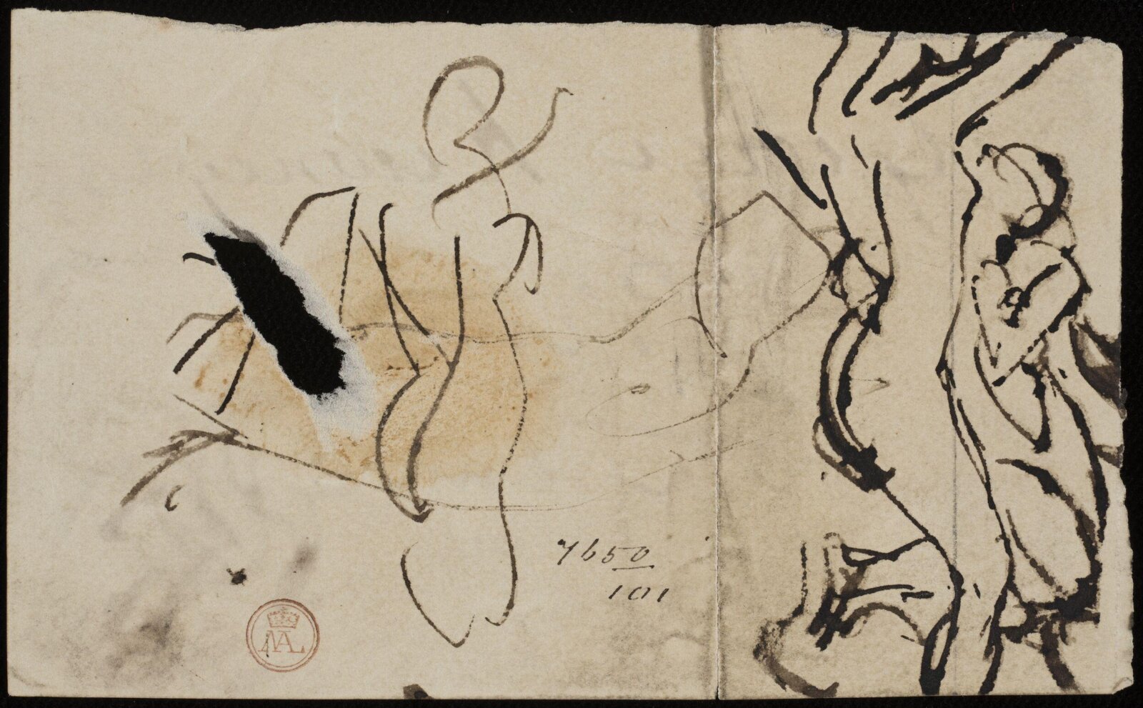 Drawing, William Etty, 1820-45