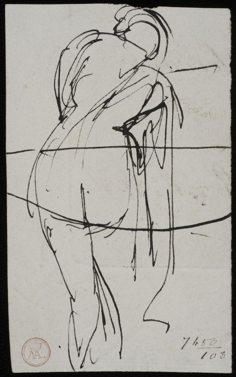 Drawing, William Etty, 1820-45