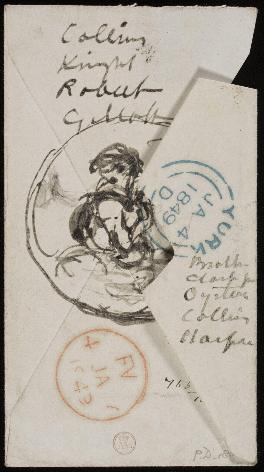 Drawing, William Etty, 1820-45