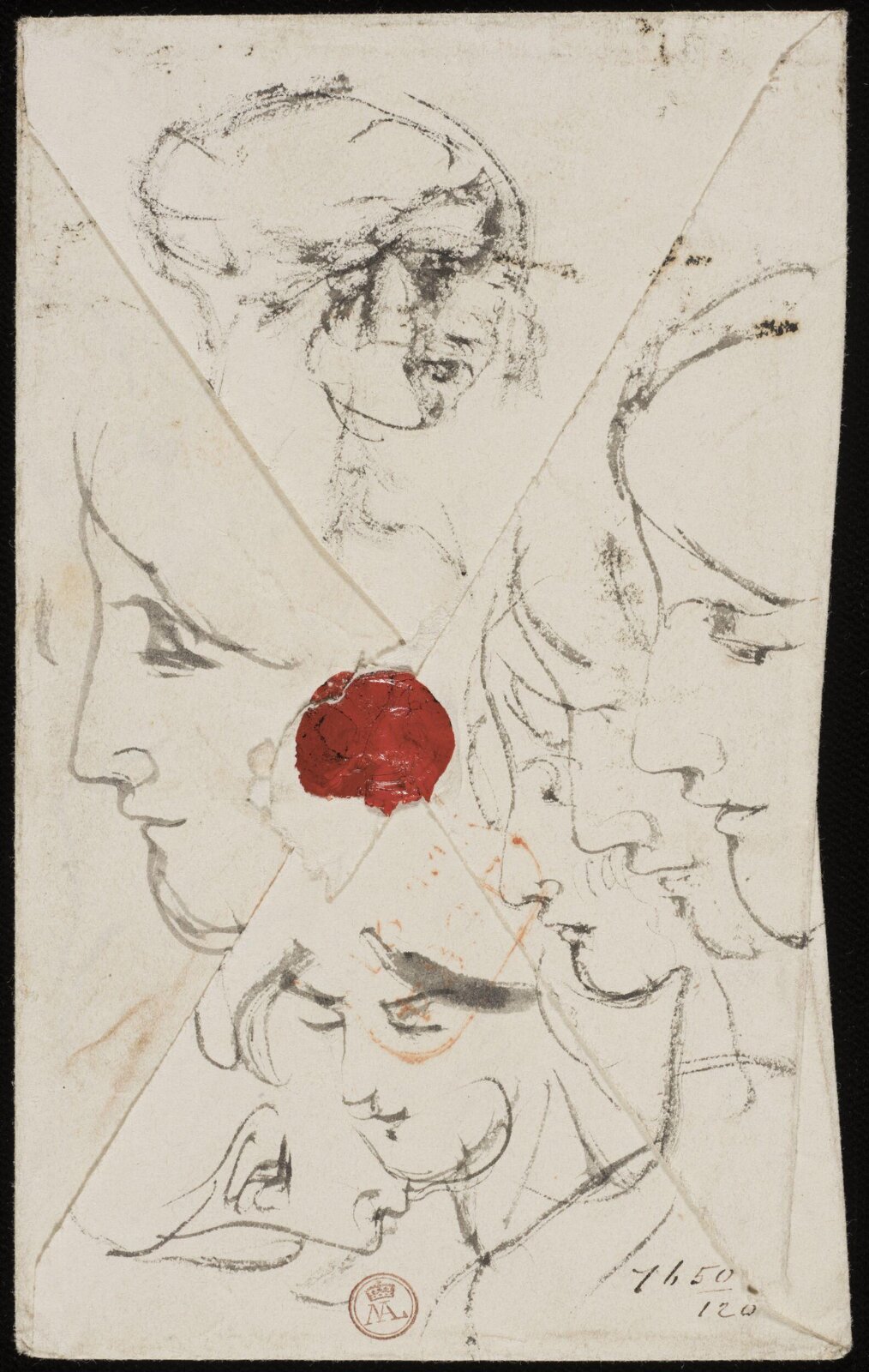 Drawing, William Etty, 1820-45