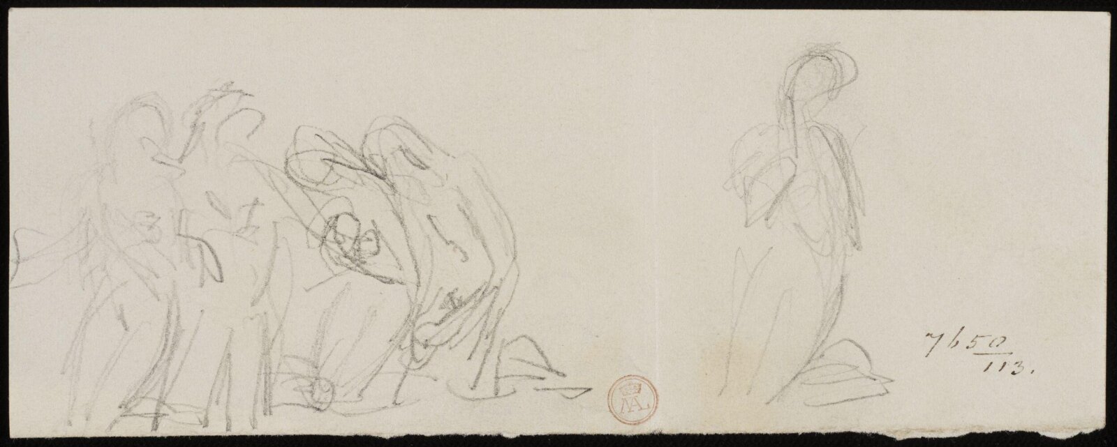 Drawing, William Etty, 1820-45