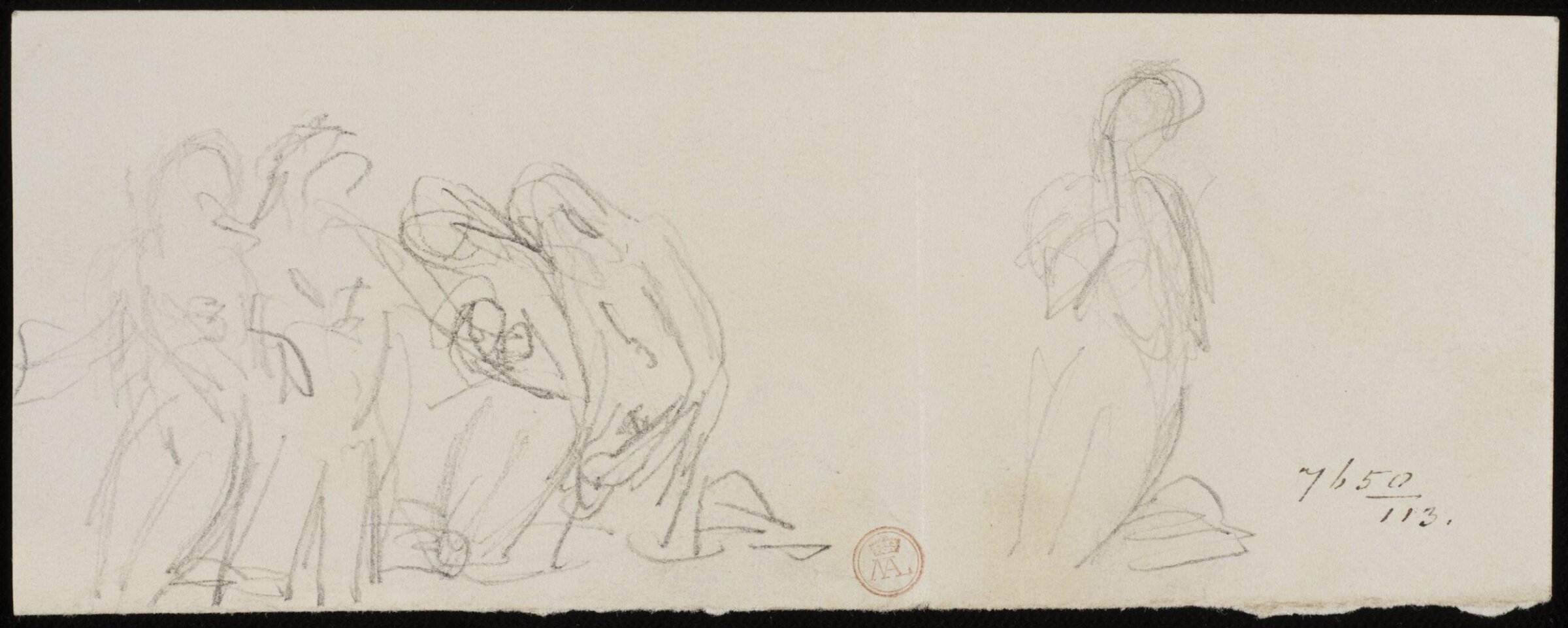 Drawing, William Etty, 1820-45