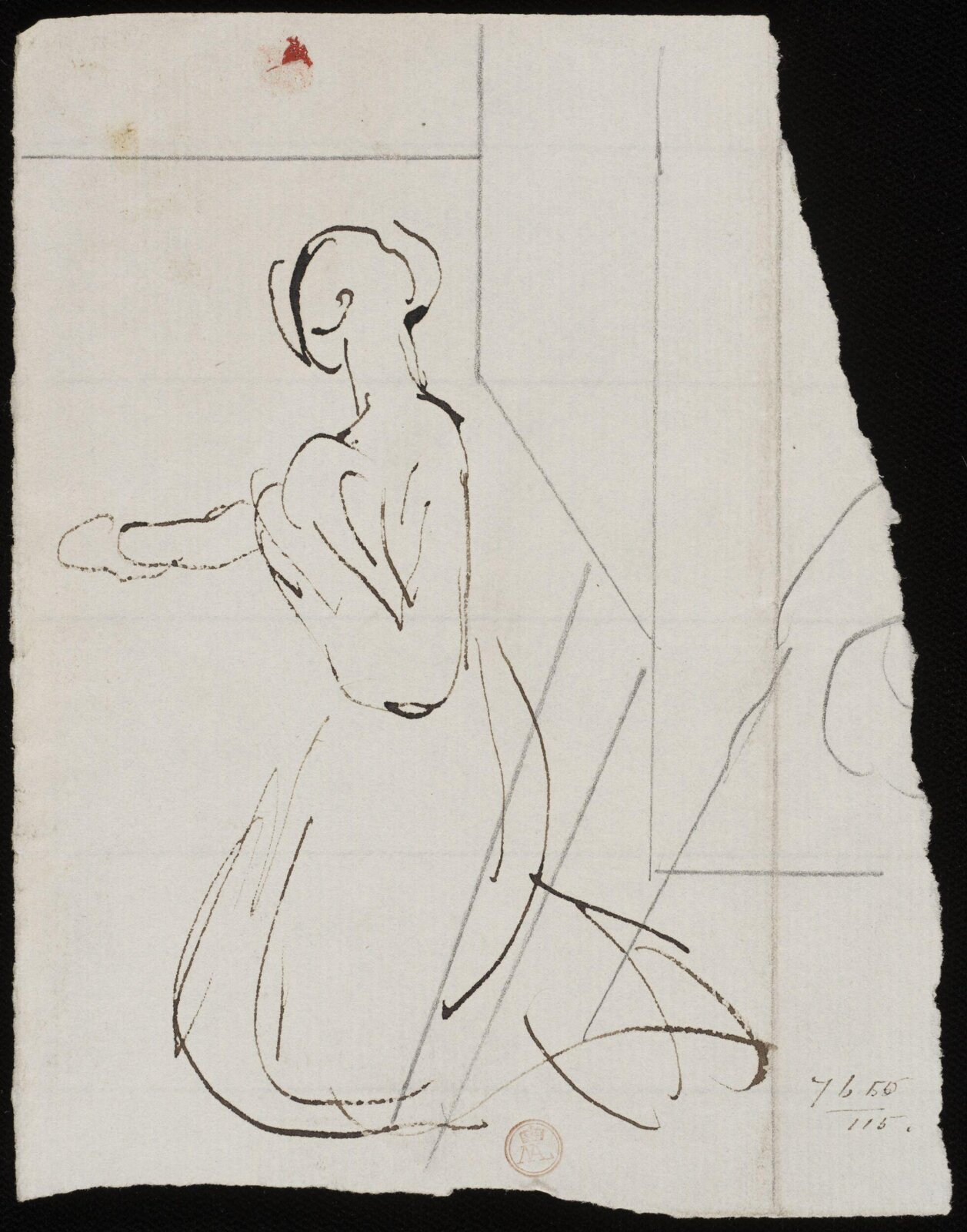 Drawing, William Etty, 1820-45