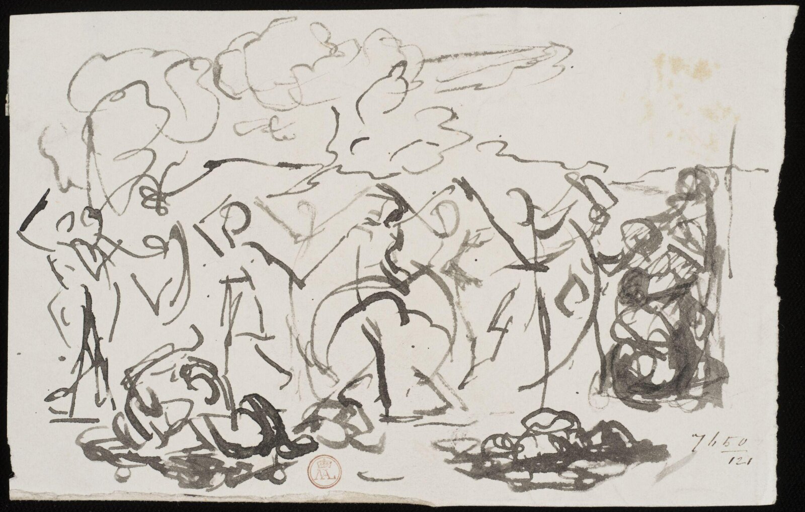Drawing, William Etty, 1820-45