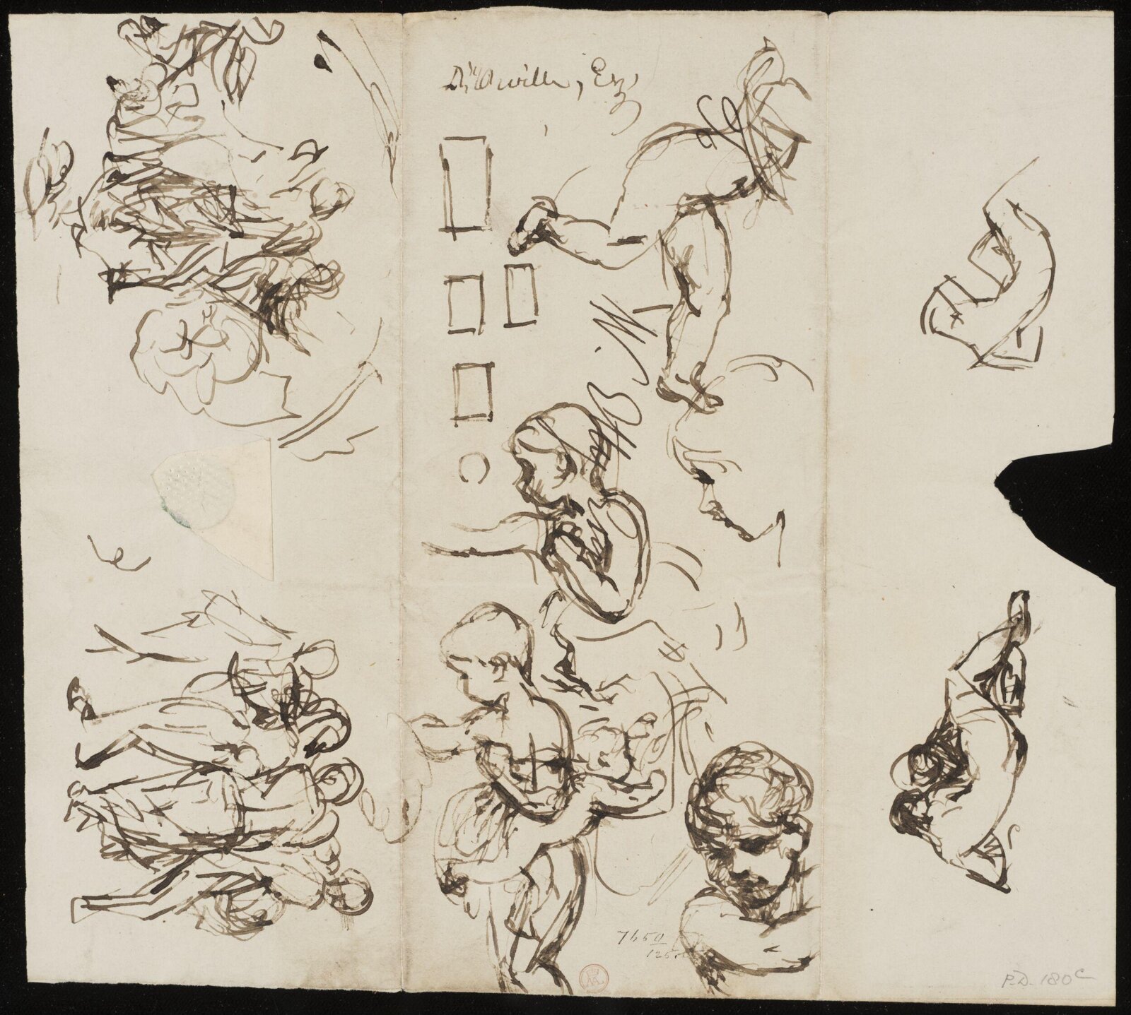 Drawing, William Etty, 1820-45