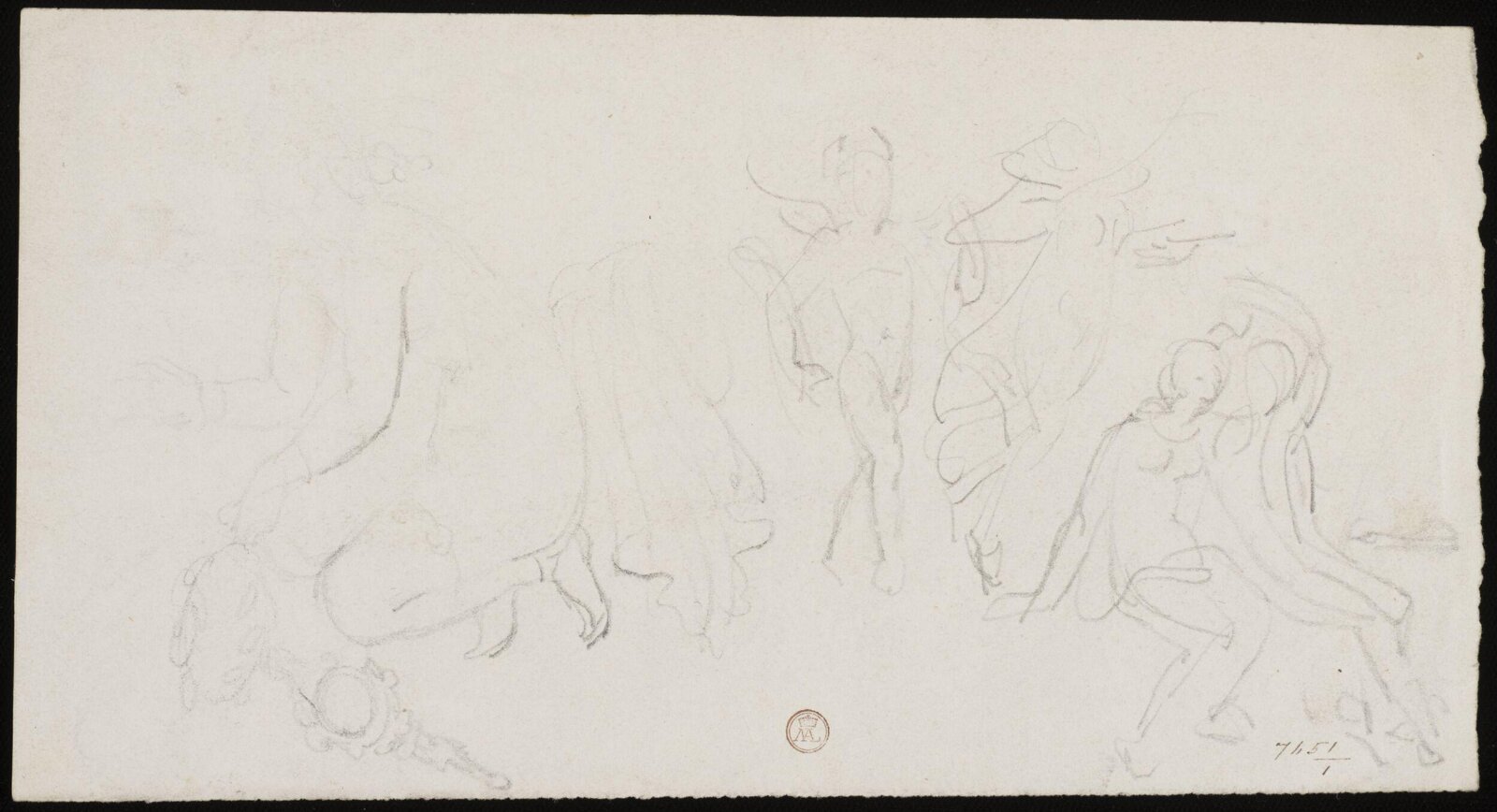 Drawing, William Etty, 1820-45