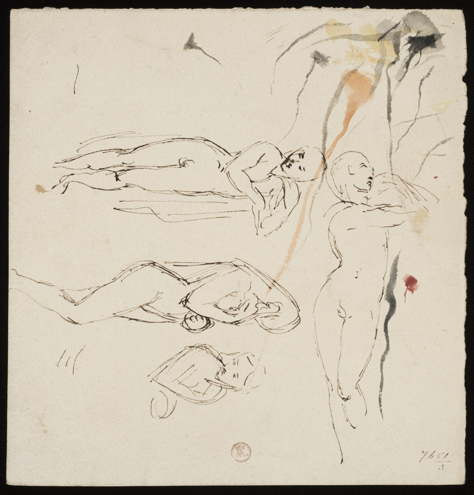 Drawing, William Etty, 1820-45