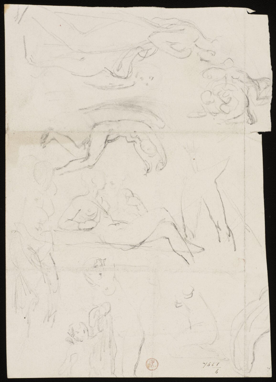 Drawing, William Etty, 1820-45