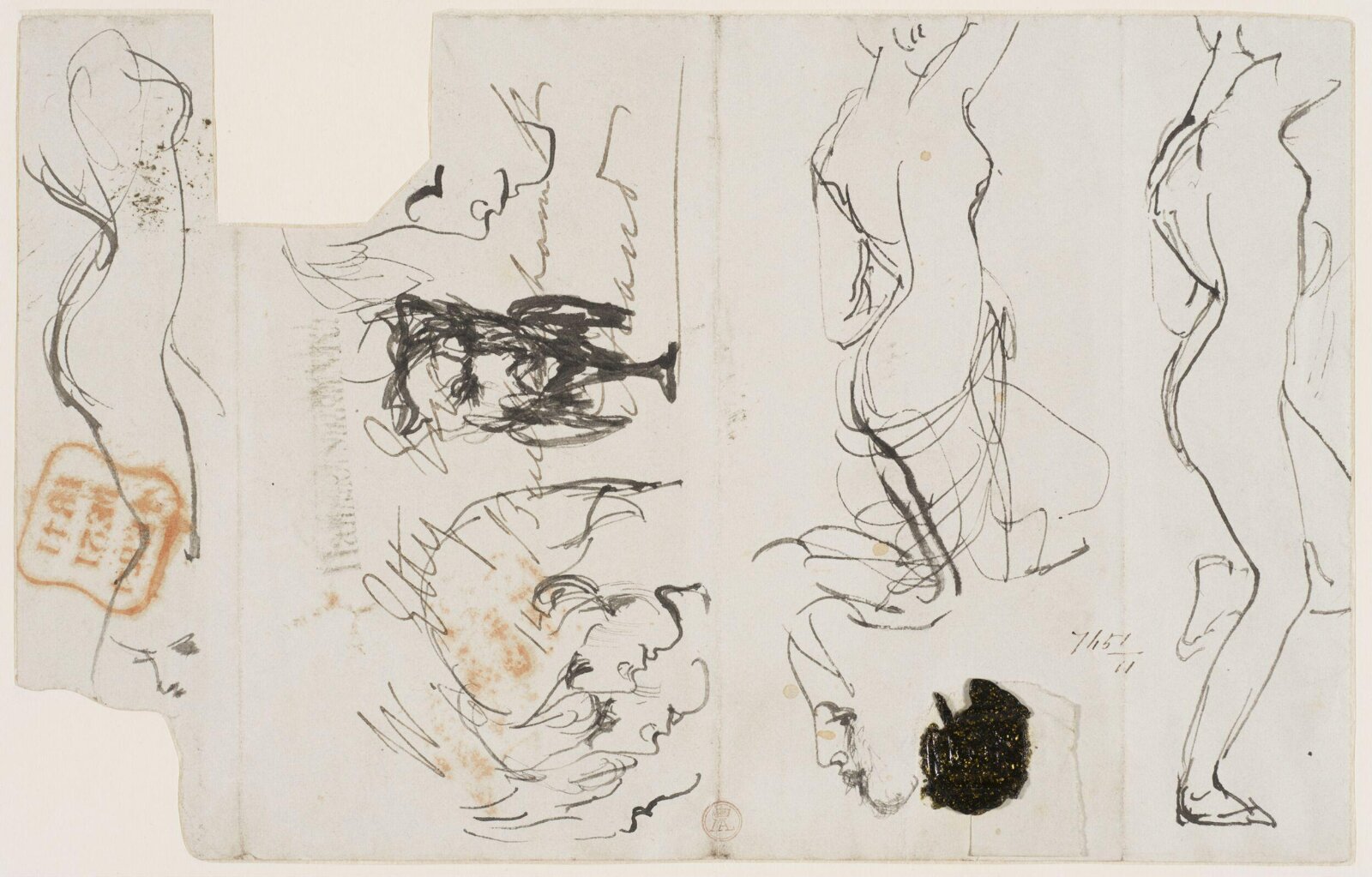 Drawing, William Etty, 1820-45